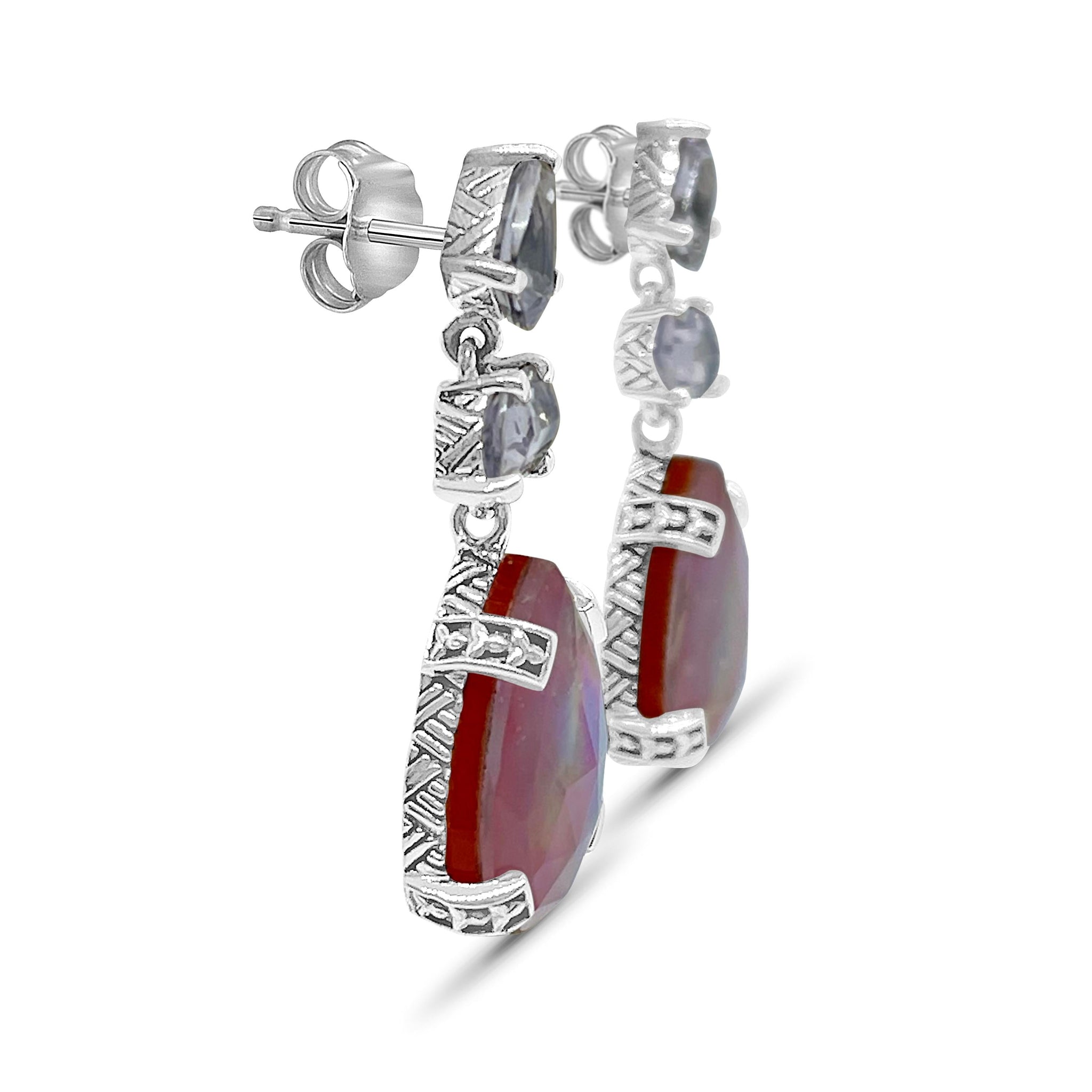 galactical-lavender-moon-and-natural-quartz-mother-of-pearl-and-red-agate-earrings-in-sterling-silver