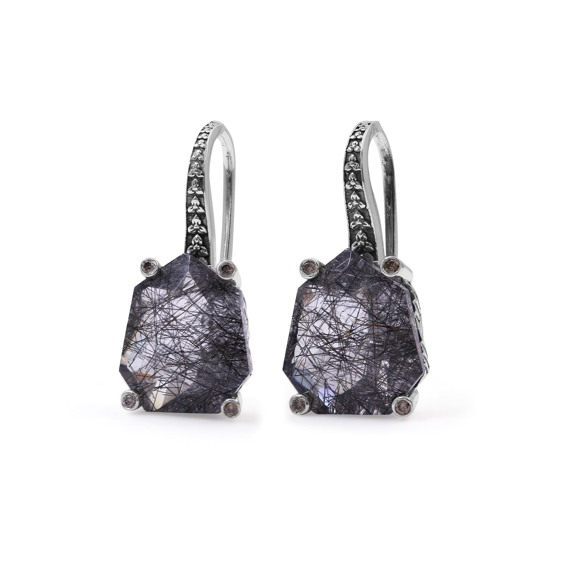 galactical-black-tourmalated-quartz-and-champagne-diamond-galactical-earrings-in-sterling-silver