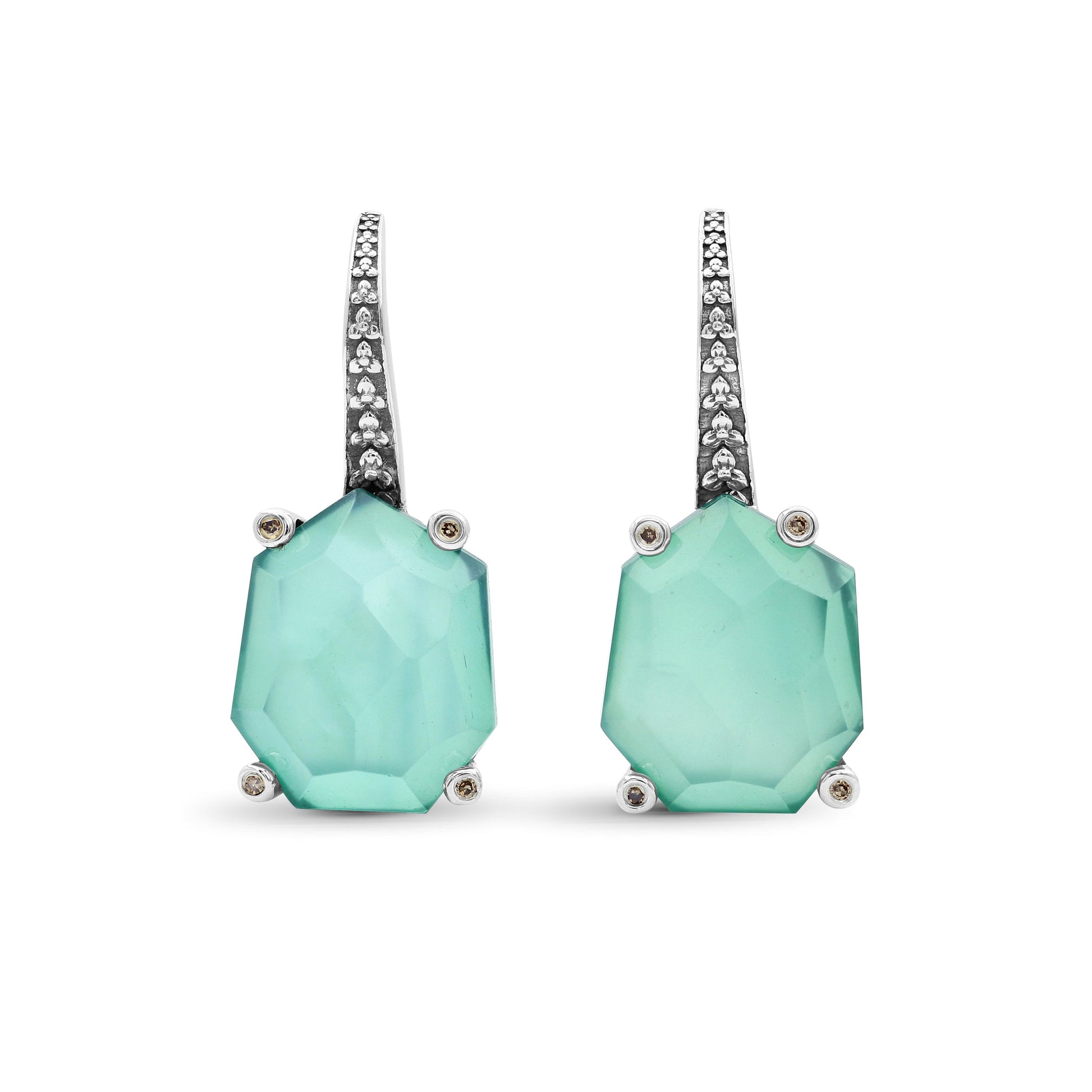 galactical-faceted-natural-quartz-mother-of-pearl-agate-and-champagne-diamond-earrings-in-sterling-silver