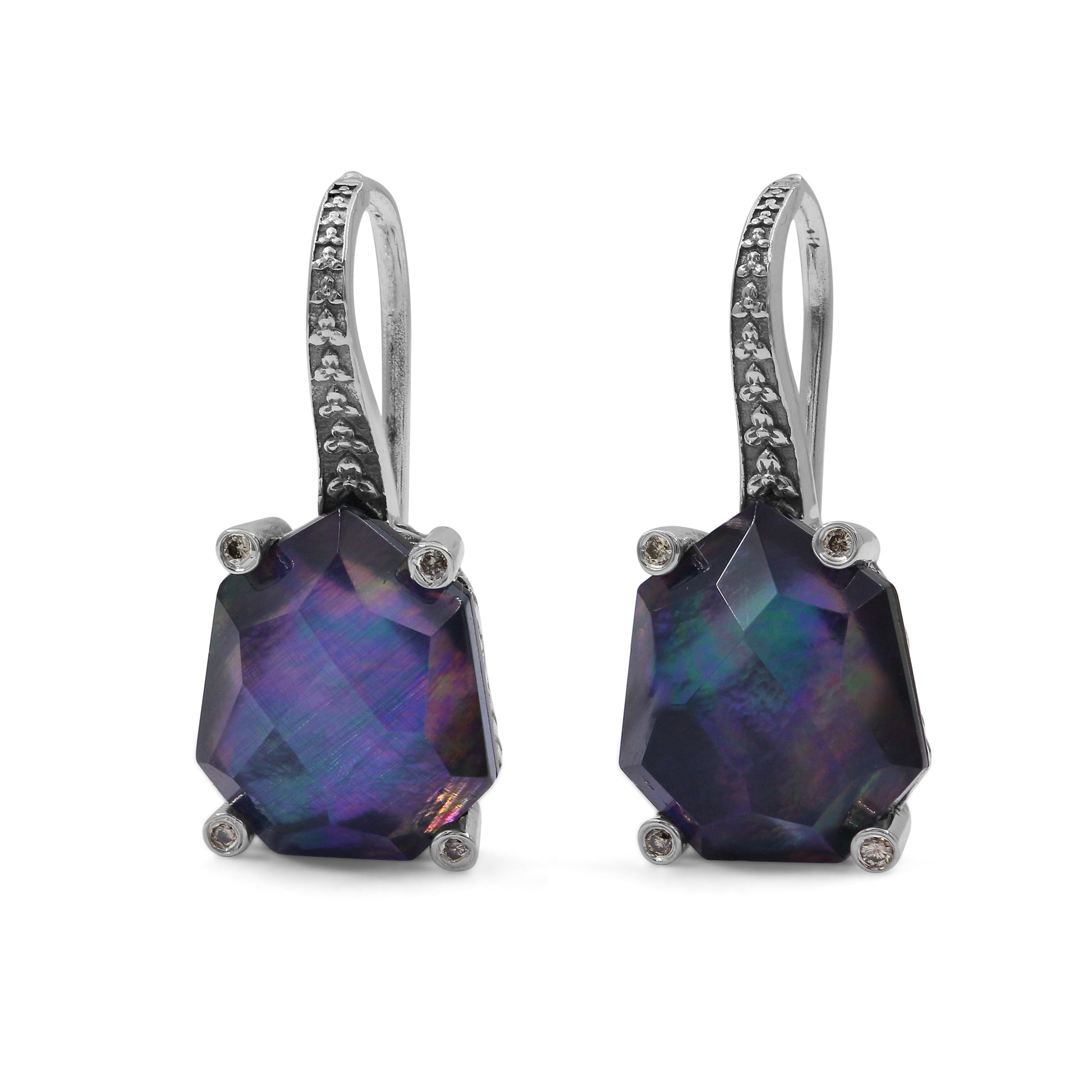 galactical-natural-quartz-mother-of-pearl-and-black-agate-and-champagne-diamond-earrings-in-sterling-silver