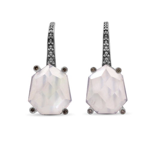 galactical-faceted-rose-quartz-and-mother-of-pearl-and-champagne-diamond-earrings-in-sterling-silver