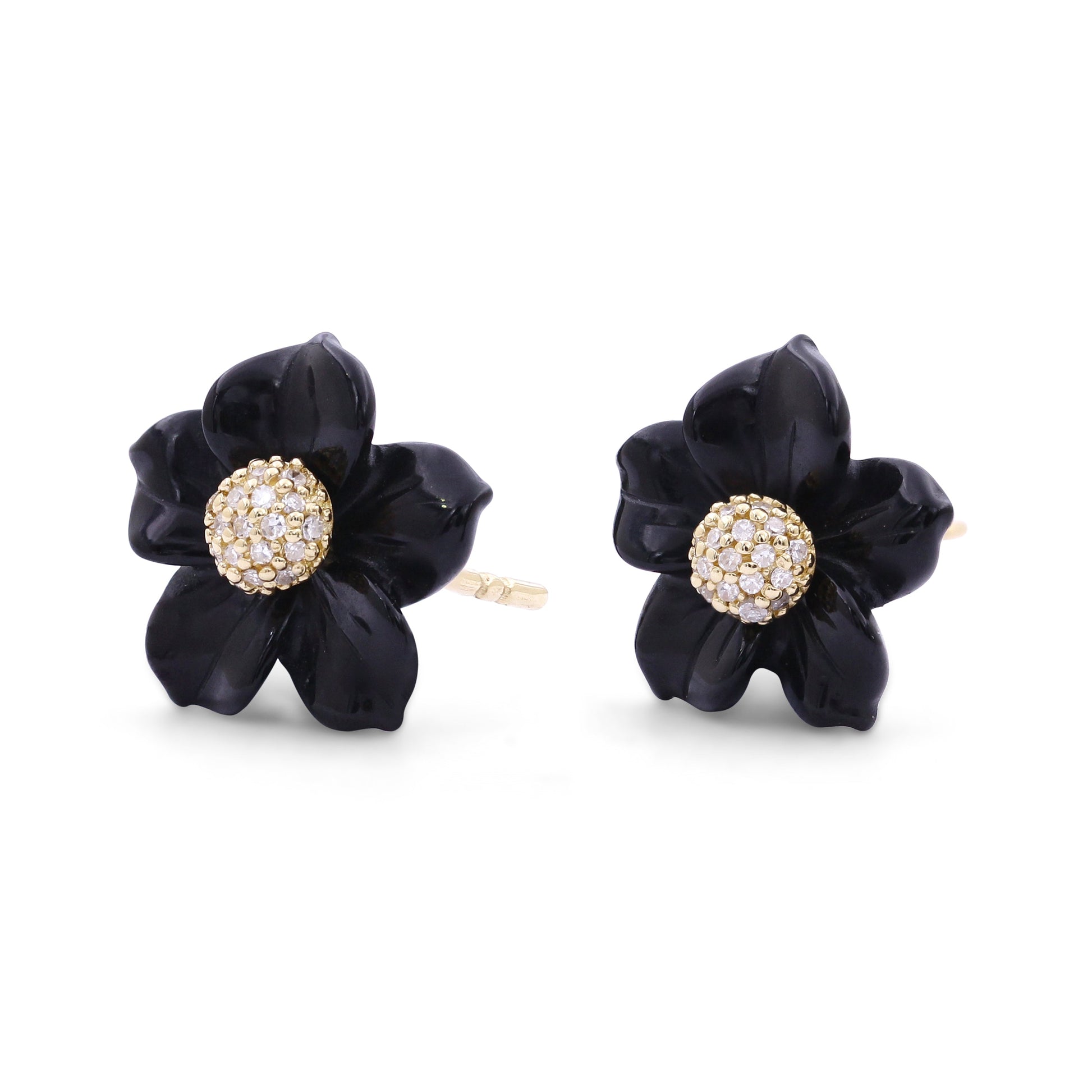 luxury-hand-carved-black-mother-of-pearl-and-diamond-earrings-in-18k-yellow-gold