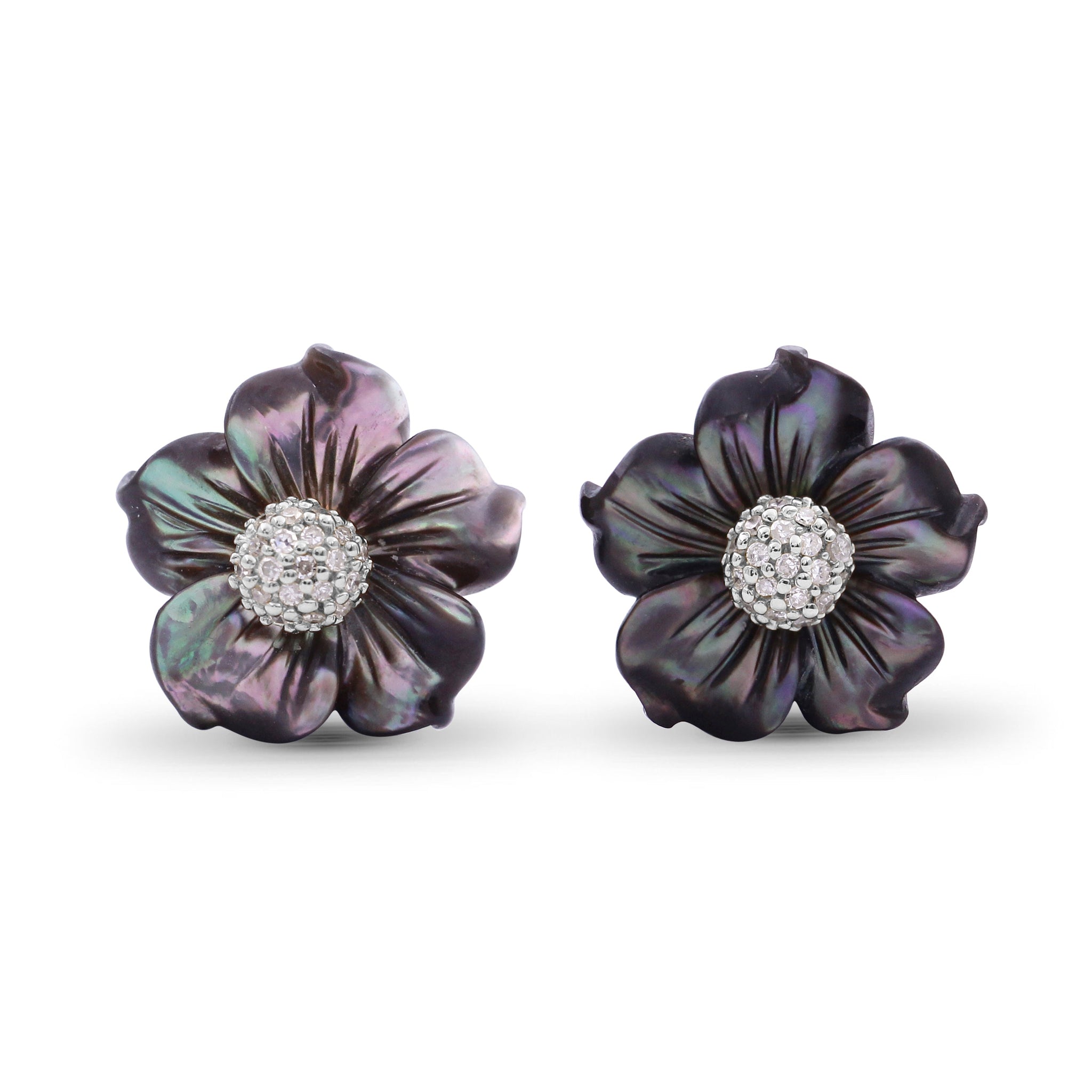 luxury-hand-carved-dark-champagne-mother-of-pearl-and-diamond-earrings-in-18k-white-gold