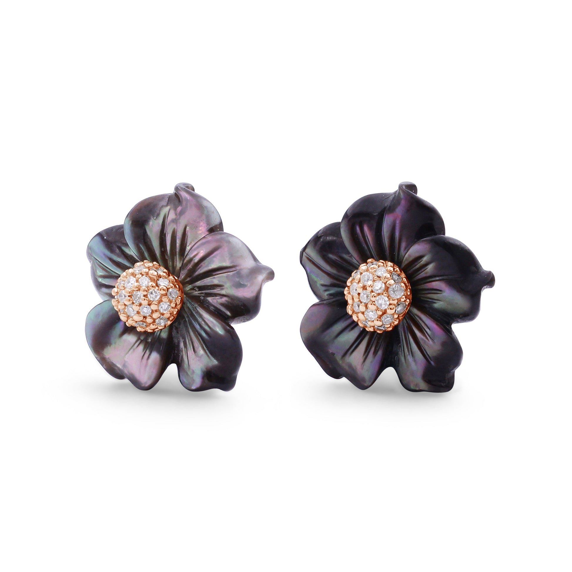 luxury-hand-carved-dark-champagne-mother-of-pearl-and-diamond-earrings-in-18k-rose-gold