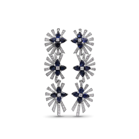 sunray-sapphire-4-50ct-and-diamond-1-27ct-earring-in-18k-white-gold
