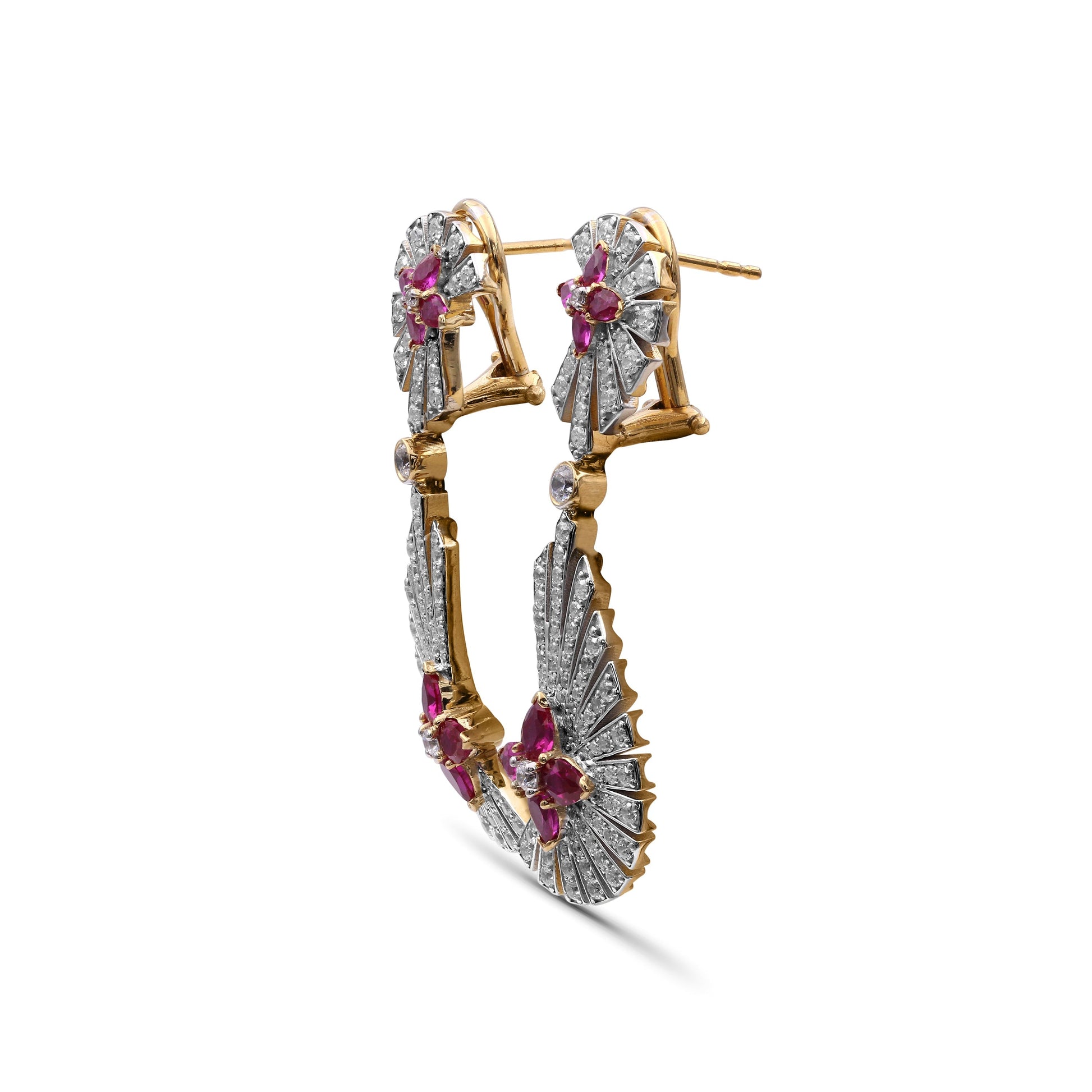 sunray-ruby-2-20ct-and-diamond-2-05ct-earring-in-18k-gold