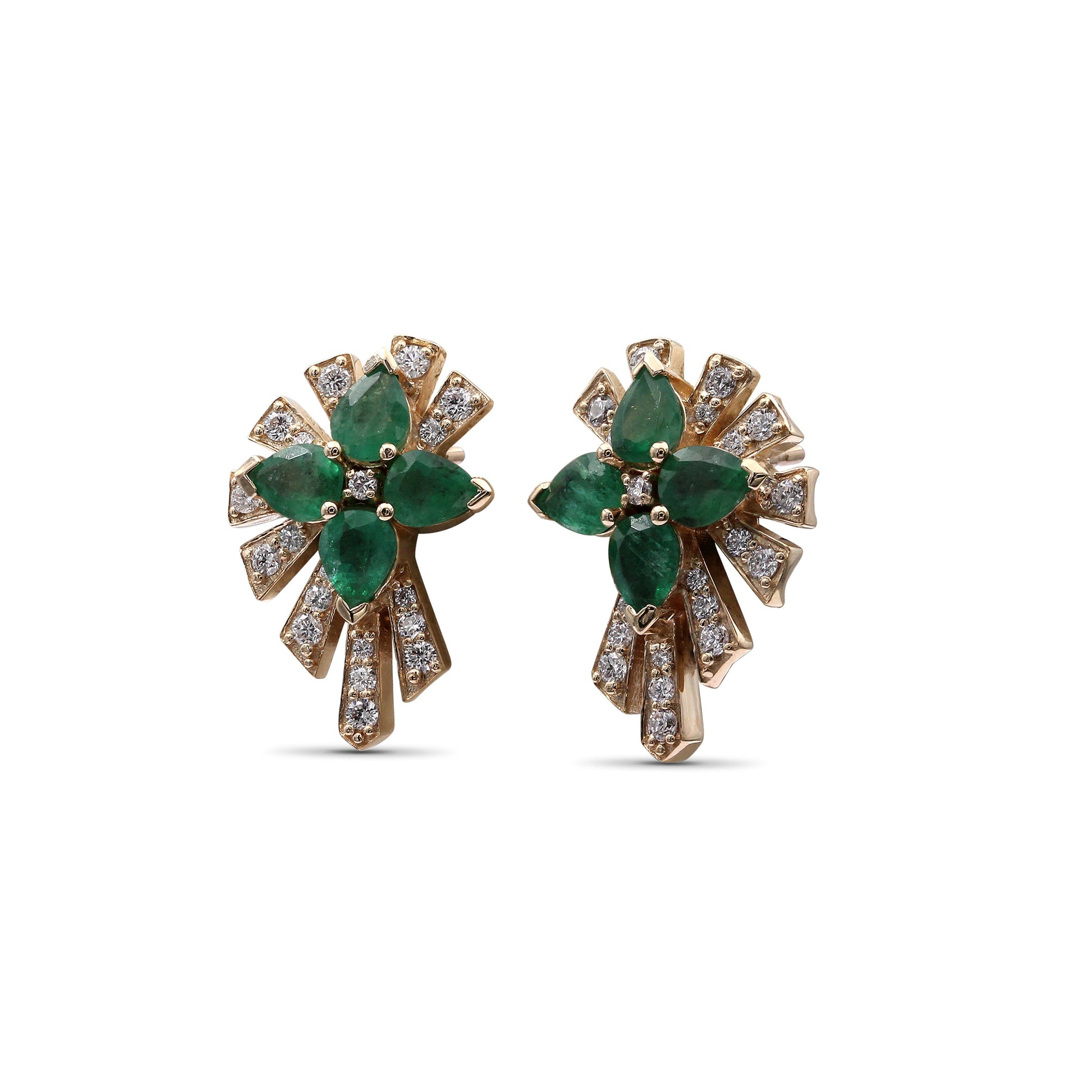 sunray-emerald-2-20ct-and-diamond-0-50ct-earring-in-18k-gold