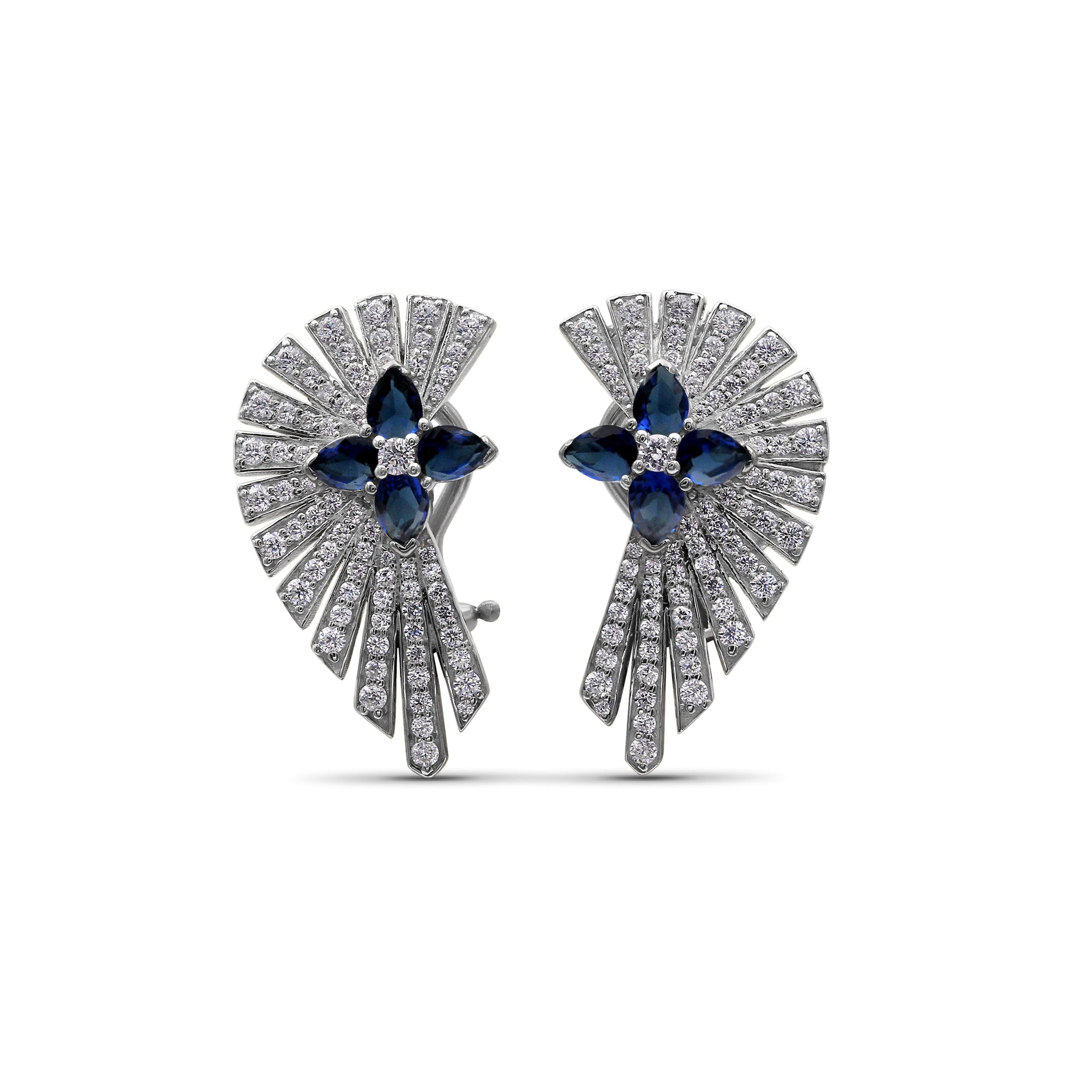 sunray-sapphire-1-60ct-and-diamond-1-25ct-earring-in-18k-gold