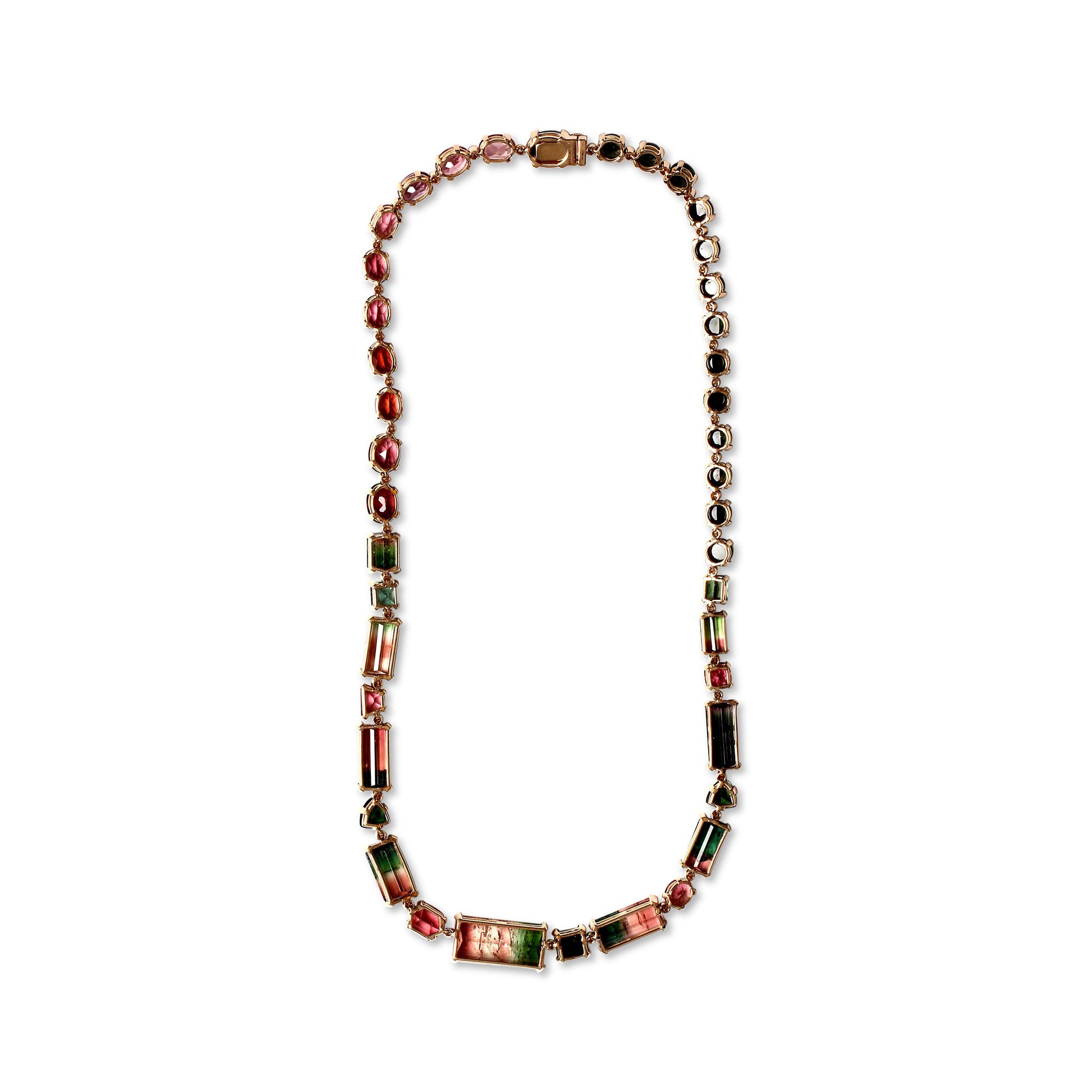 luxury-pink-green-and-watermelon-tourmaline-84ct-and-diamond-0-75ct-necklace-in-18k-gold