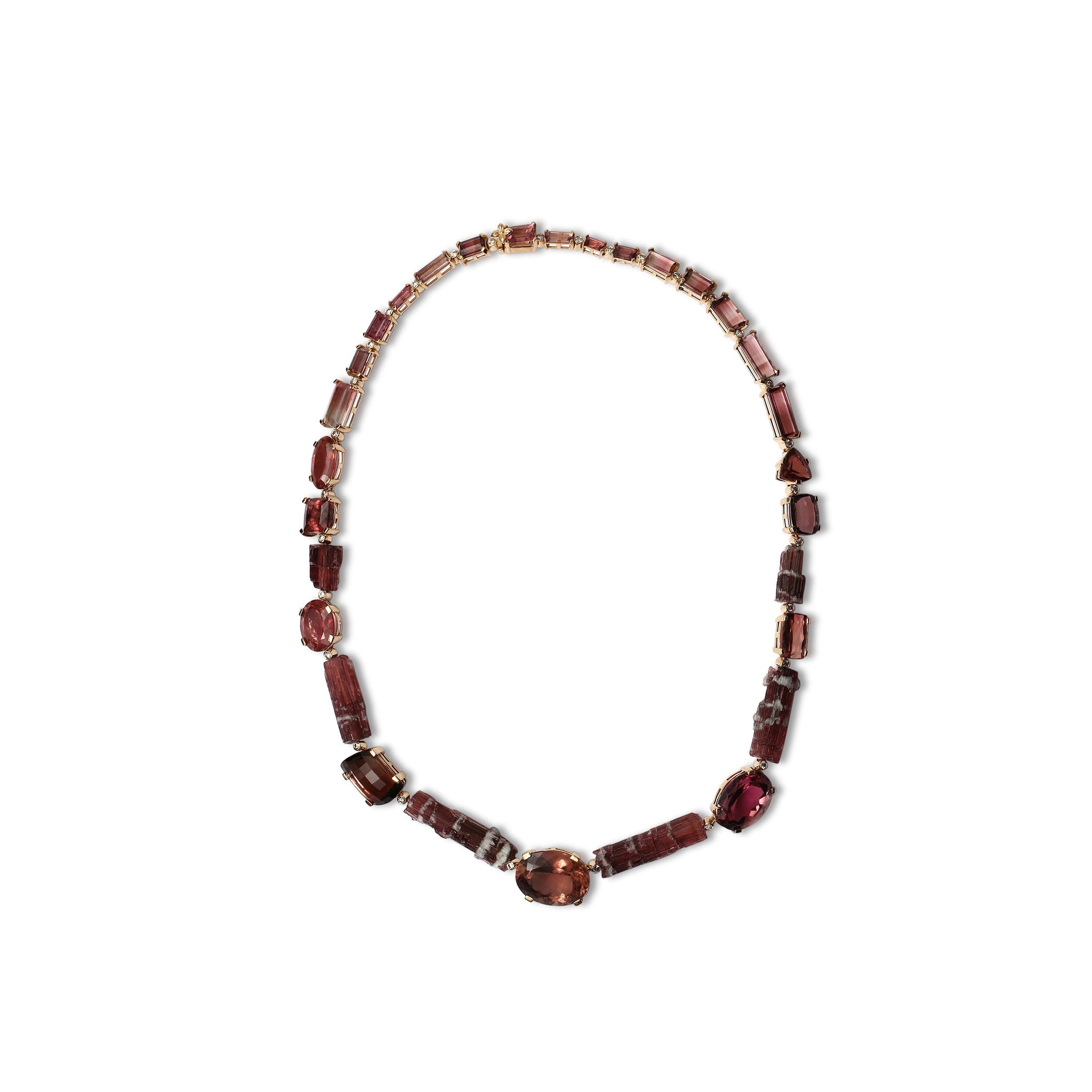 luxury-faceted-and-natural-formation-pink-tourmaline-and-diamond-0-90ct-necklace-in-18k-gold