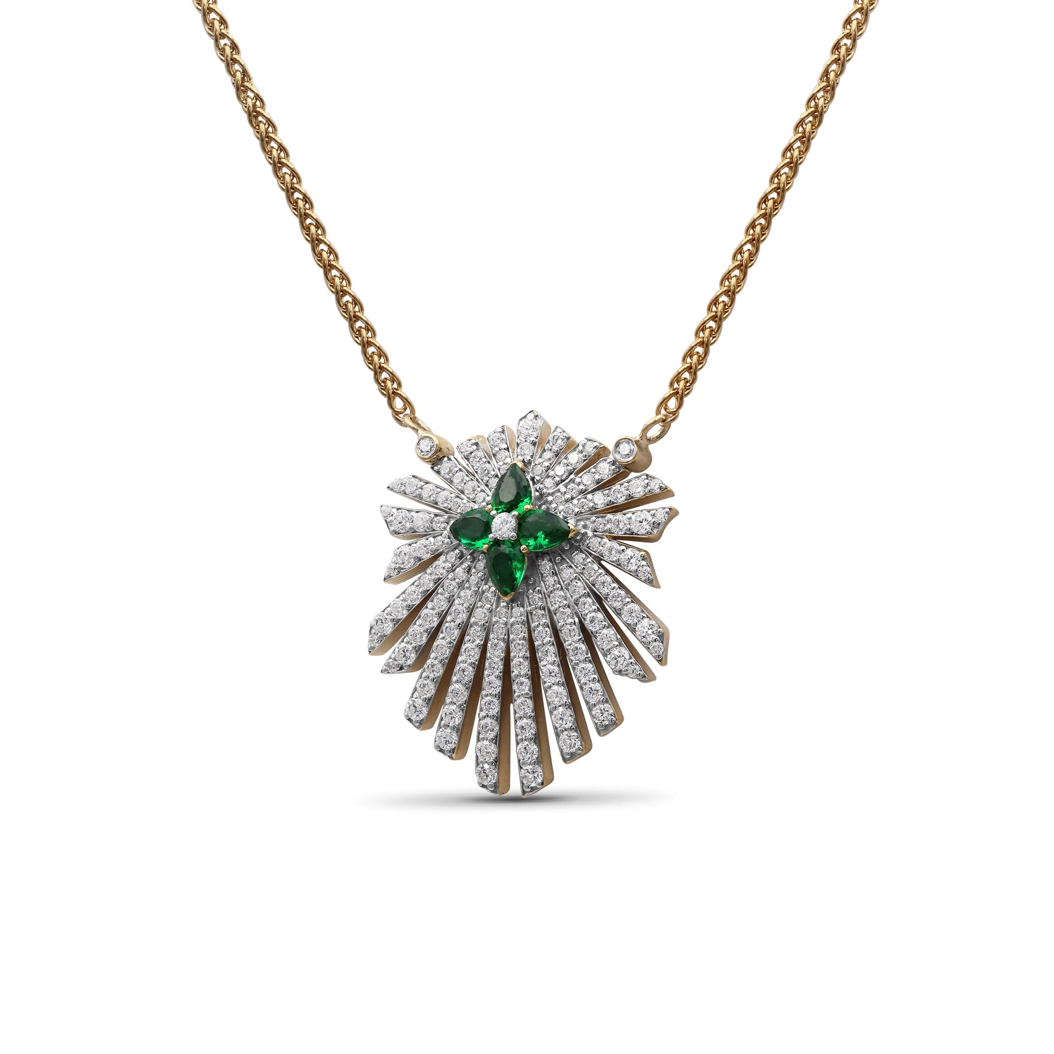 sunray-emerald-0-55ct-and-diamond-1-35ct-pendant-in-18k-gold