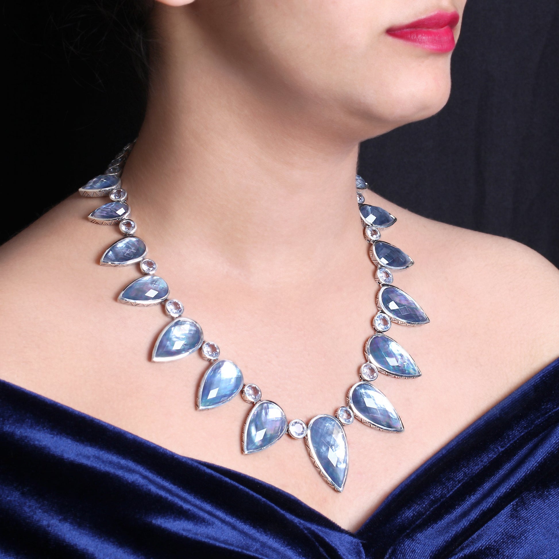 garden-of-stephen-natural-quartz-mother-of-pearl-and-hematite-necklace-in-sterling-silver