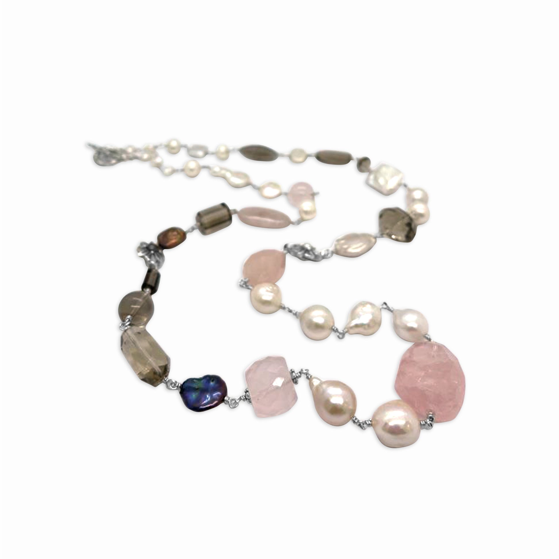 terraquatic-multi-hued-pearls-baroque-and-keshi-pearls-and-smoky-and-rose-quartz-necklace-in-sterling-silver