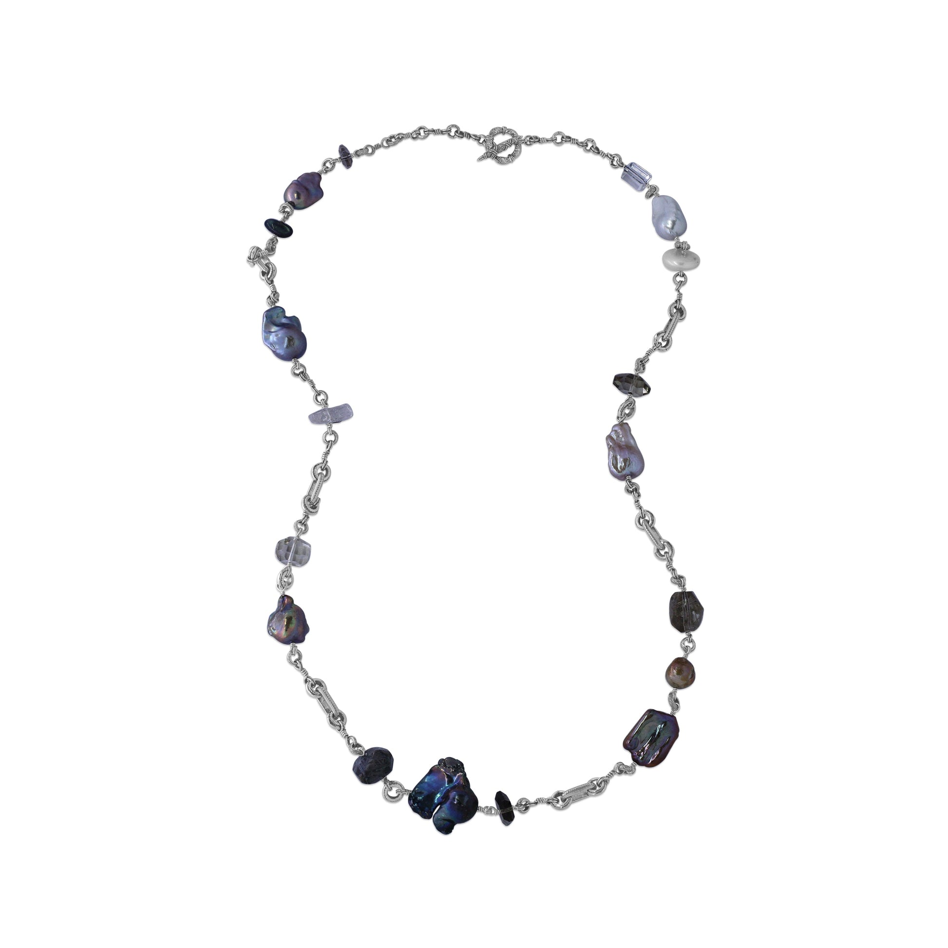 terraquatic-necklace-of-natural-various-sized-pearls-hand-worked-with-sterling-silver-links