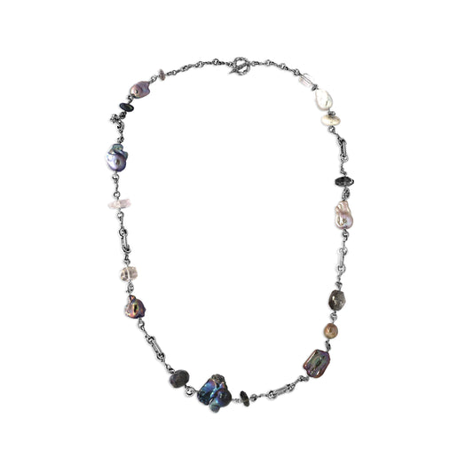 terraquatic-necklace-of-natural-various-sized-pearls-hand-worked-with-sterling-silver-links