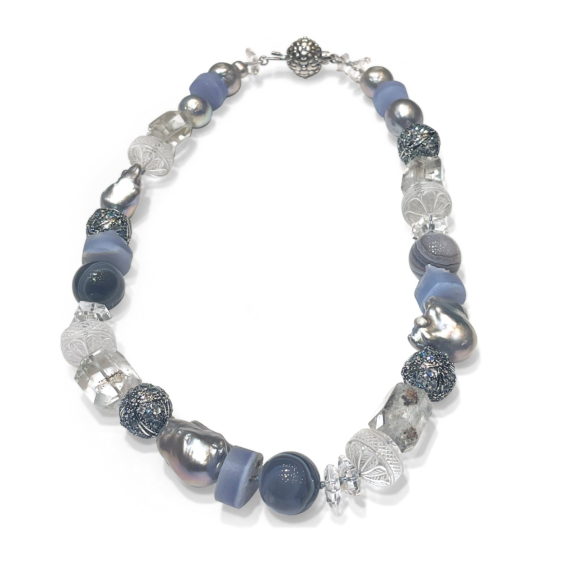 terraquatic-blue-lace-agate-lodolite-botswana-agate-natural-quartz-and-multi-hued-pearl-necklace-in-sterling-silver