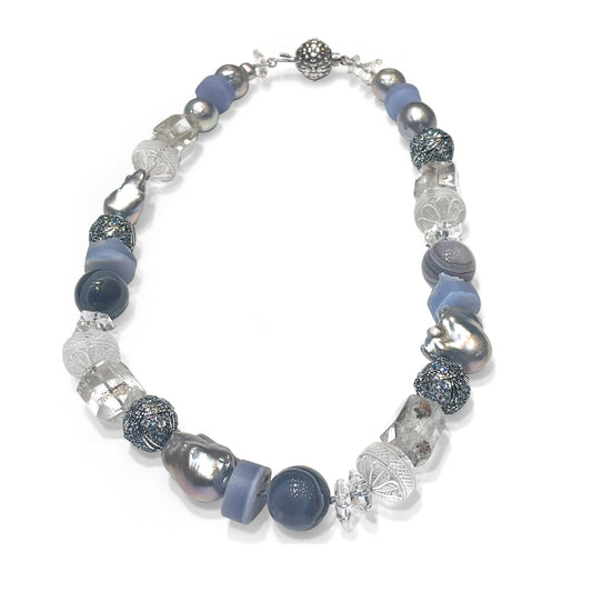 terraquatic-blue-lace-agate-lodolite-botswana-agate-natural-quartz-and-multi-hued-pearl-necklace-in-sterling-silver