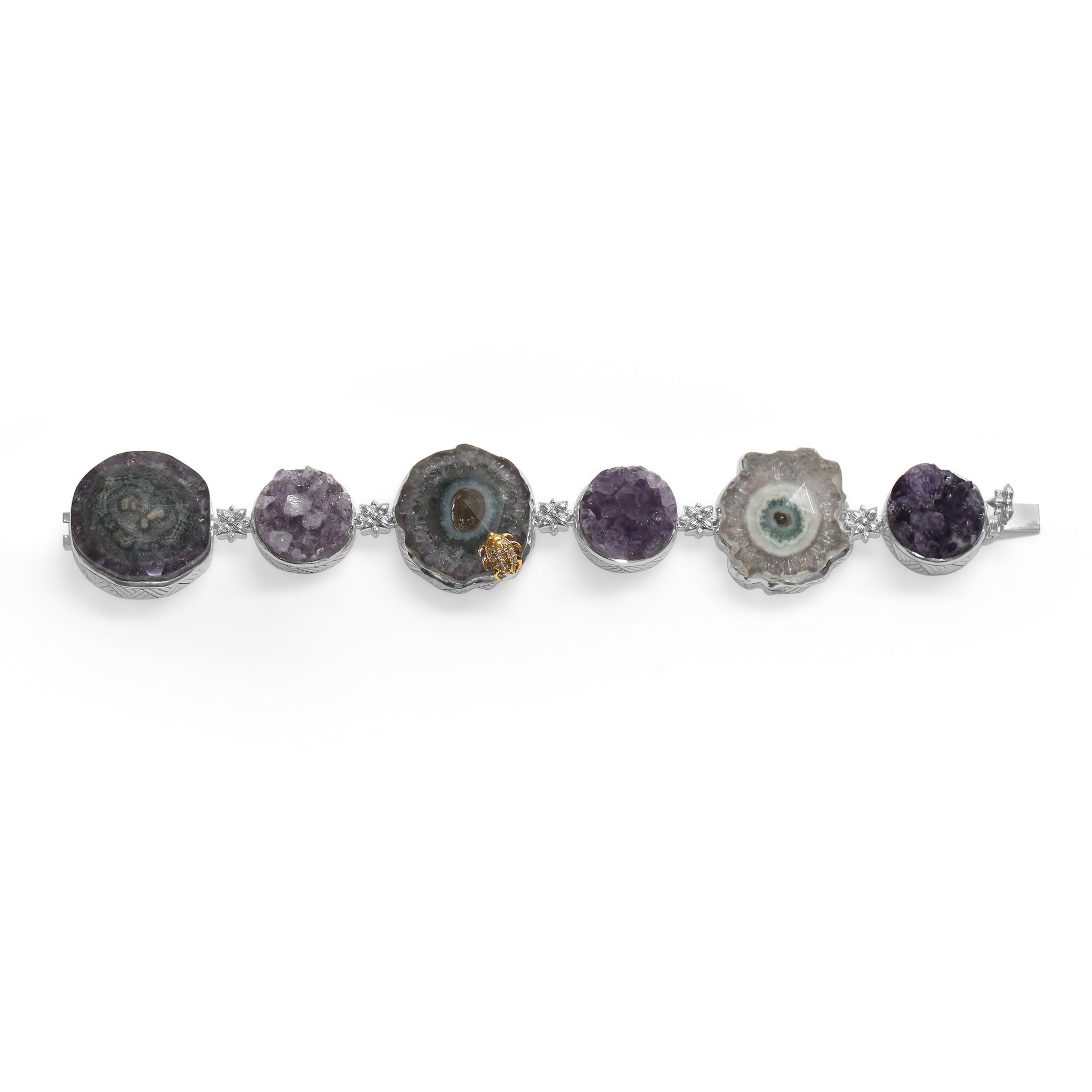 one-of-a-kind-amethyst-crust-drusy-natural-quartz-facet-top-over-stalactite-slice-doublet-and-diamond-0-13ct-bracelet-in-sterling-silver-with-18k-gold-diamond-pave-adam