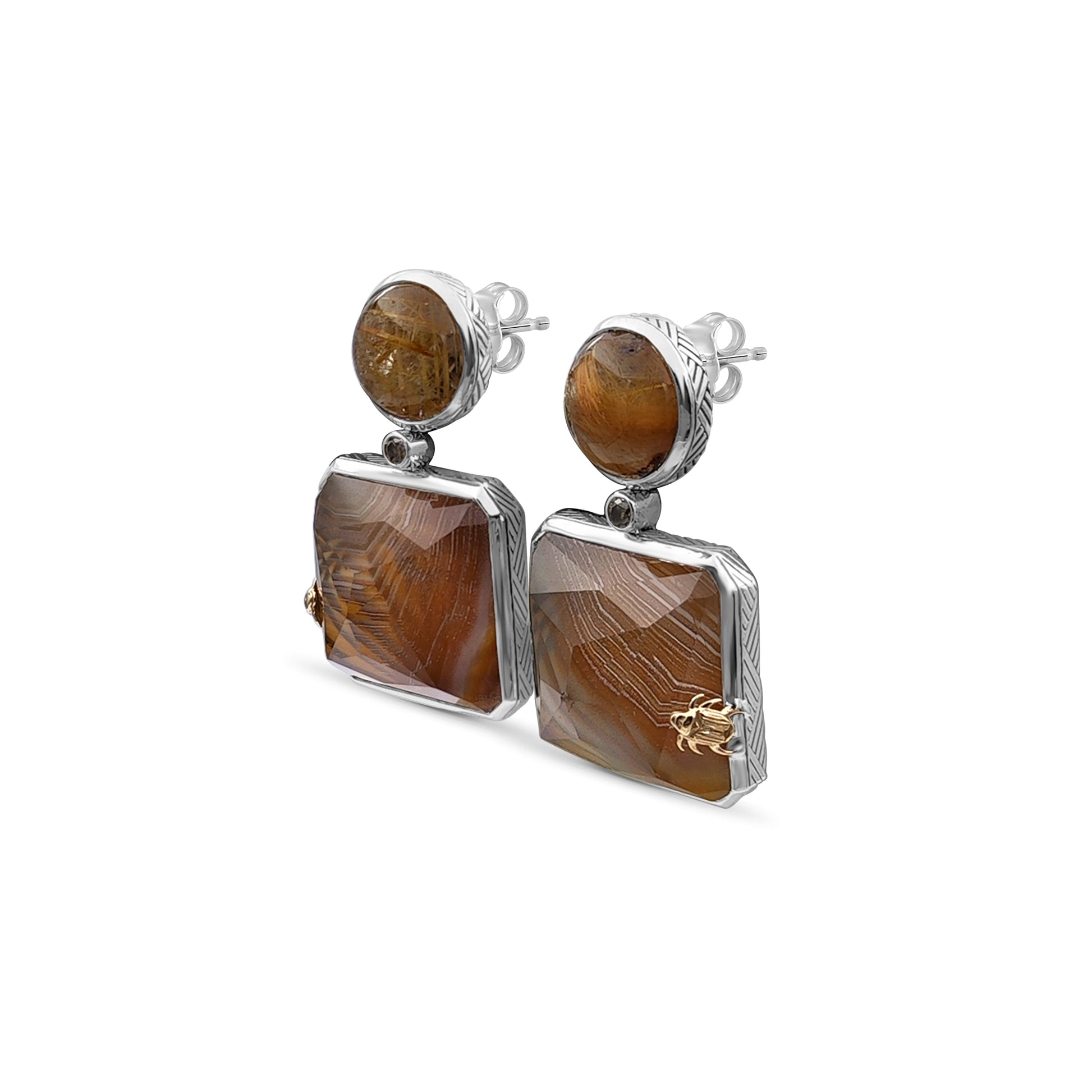 one-of-a-kind-red-hair-rutilated-quartz-natural-quartz-agate-and-champagne-diamond-0-15ct-earring-in-sterling-silver-with-18k-gold-adam