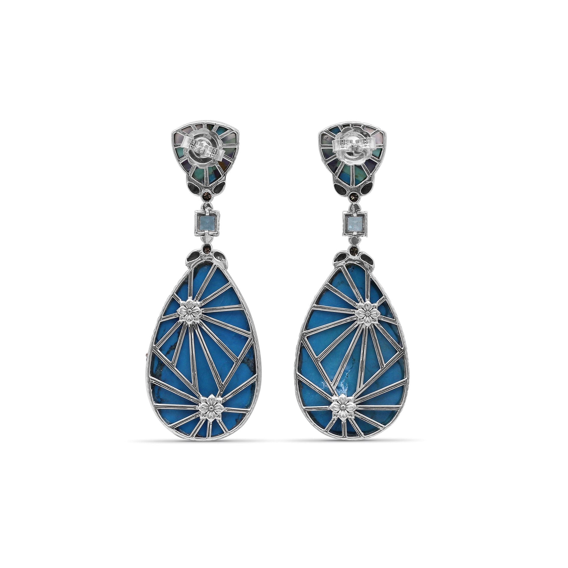 one-of-a-kind-pastel-color-mosaic-blue-topaz-turquoise-and-champagne-diamond-0-19ct-earring-in-sterling-silver-with-18k-gold-adam
