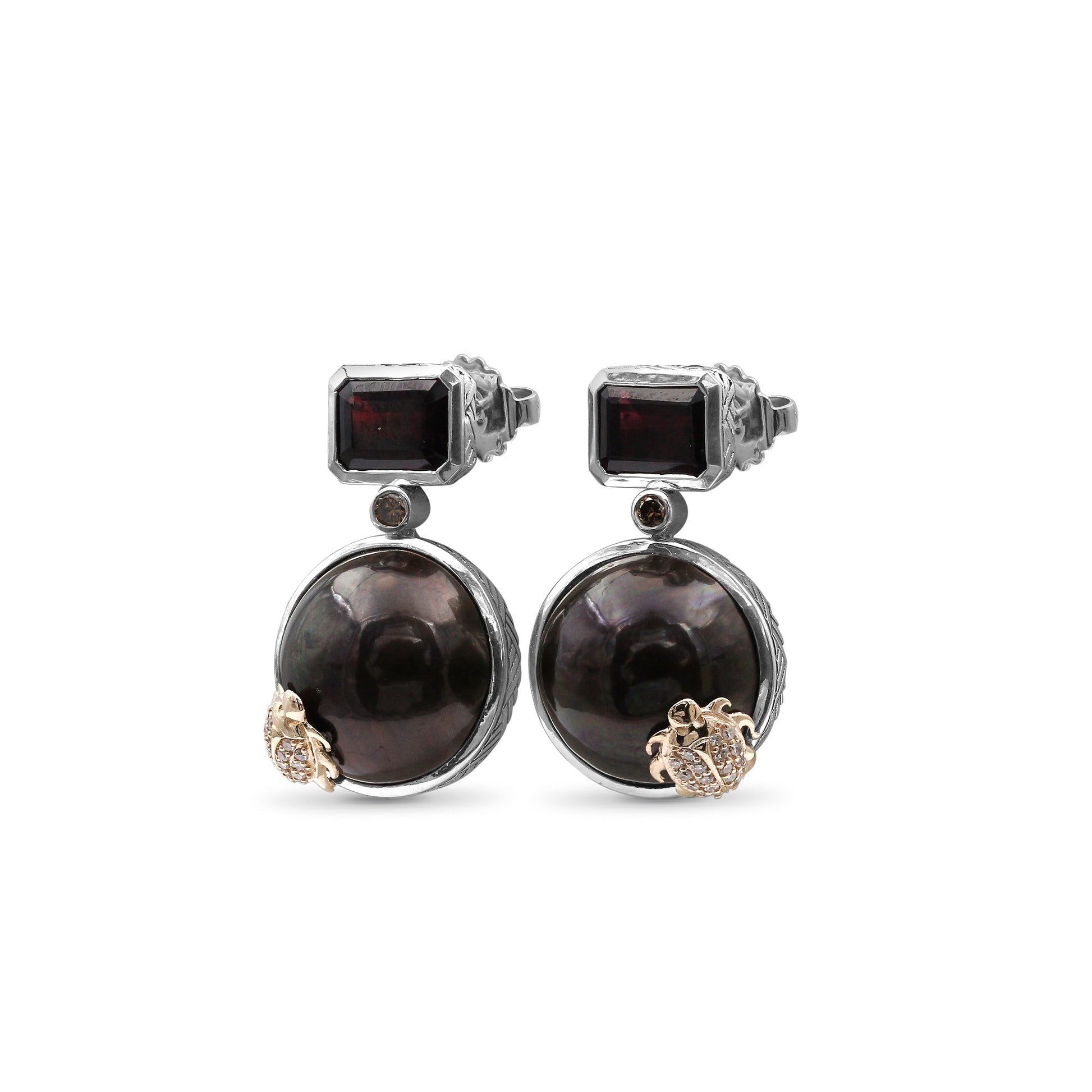 one-of-a-kind-garnet-brown-mabe-pearl-and-diamond-0-20ct-earring-in-sterling-silver-with-18k-gold-diamond-pave-adam