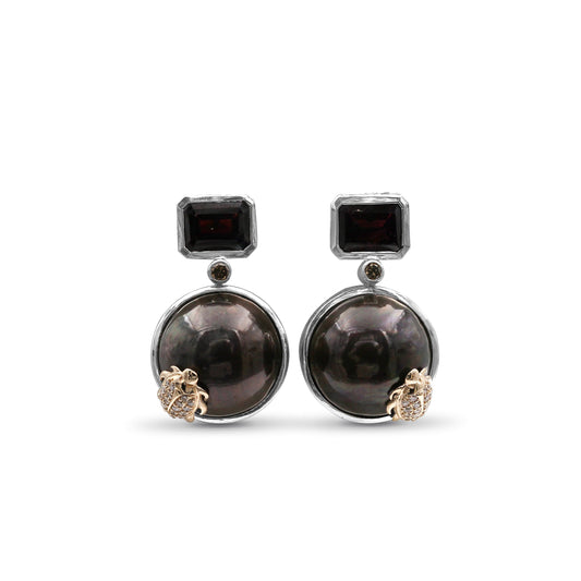 one-of-a-kind-garnet-brown-mabe-pearl-and-diamond-0-20ct-earring-in-sterling-silver-with-18k-gold-diamond-pave-adam
