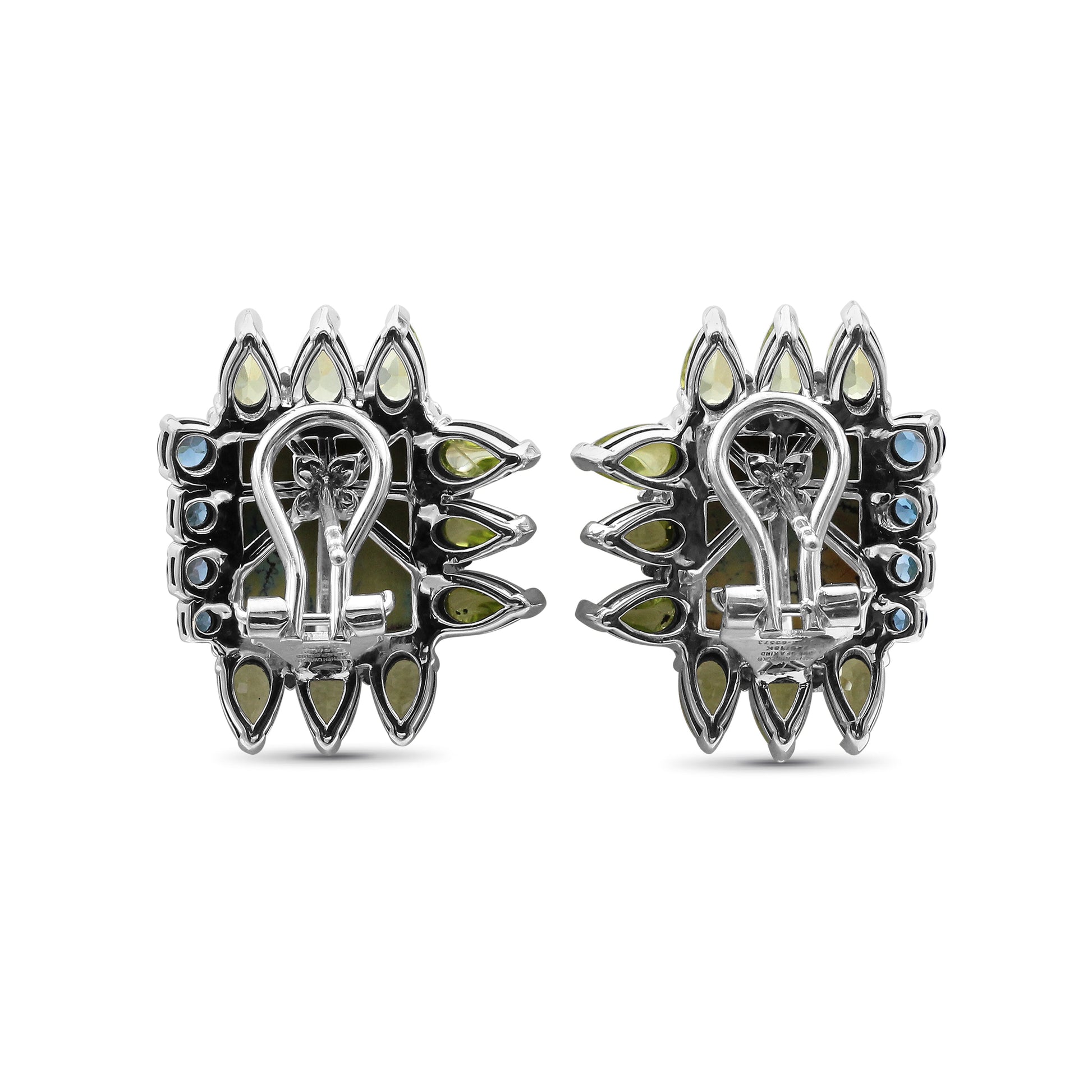 one-of-a-kind-smooth-green-turquoise-peridot-and-facet-london-blue-topaz-earring-in-sterling-silver-with-18k-gold-adam