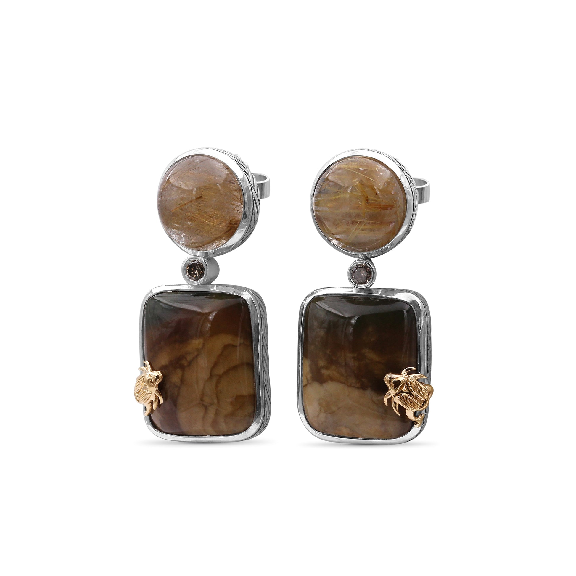 one-of-a-kind-smooth-bruneau-jasper-smooth-gold-hair-rutilated-quartz-and-diamond-0-10ct-earring-in-sterling-silver-with-18k-gold-adam
