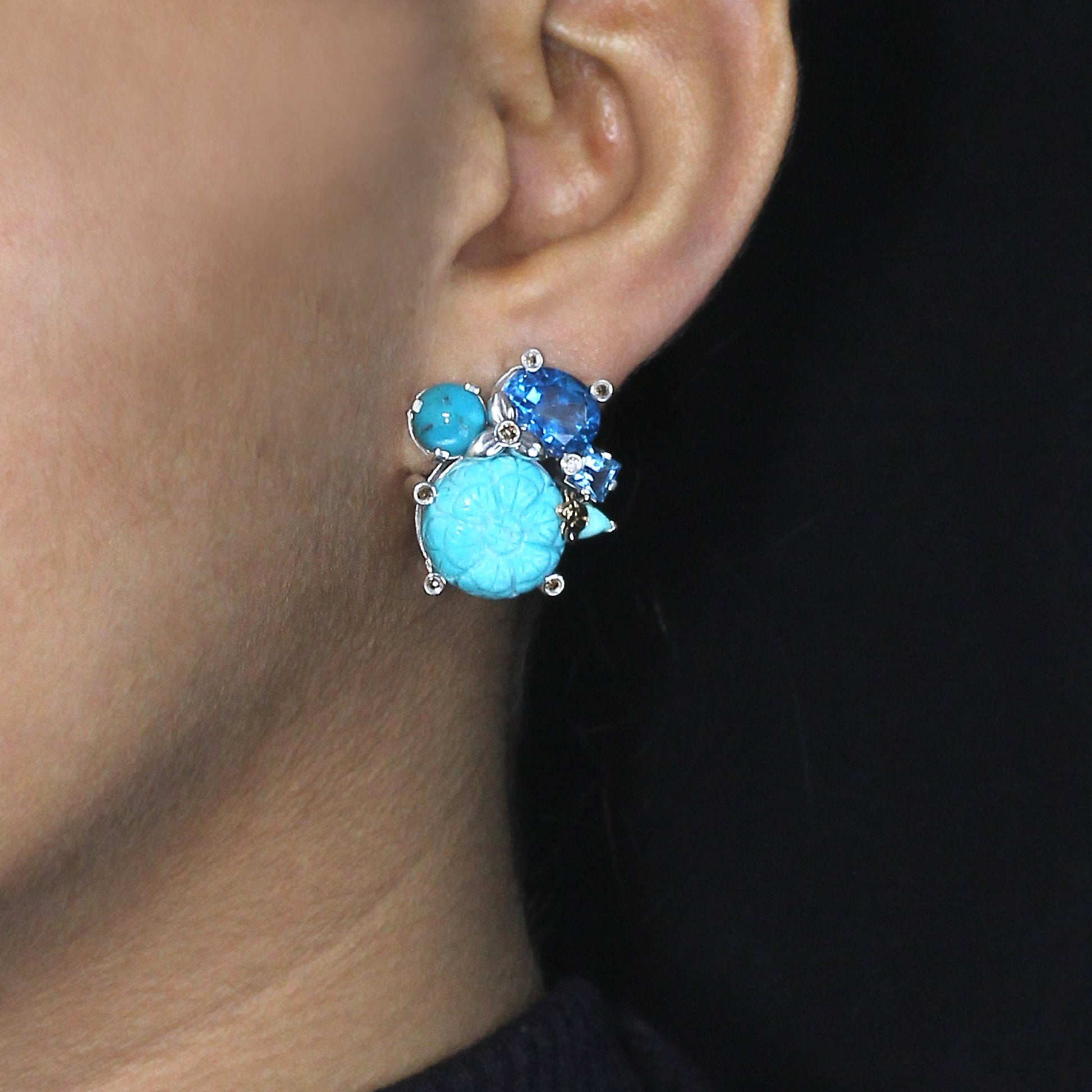 one-of-a-kind-blue-topaz-smooth-turquoise-hand-carved-turquoise-turquoise-swiss-blue-topaz-and-diamond-0-18ct-earring-in-sterling-silver-with-18k-gold-adam