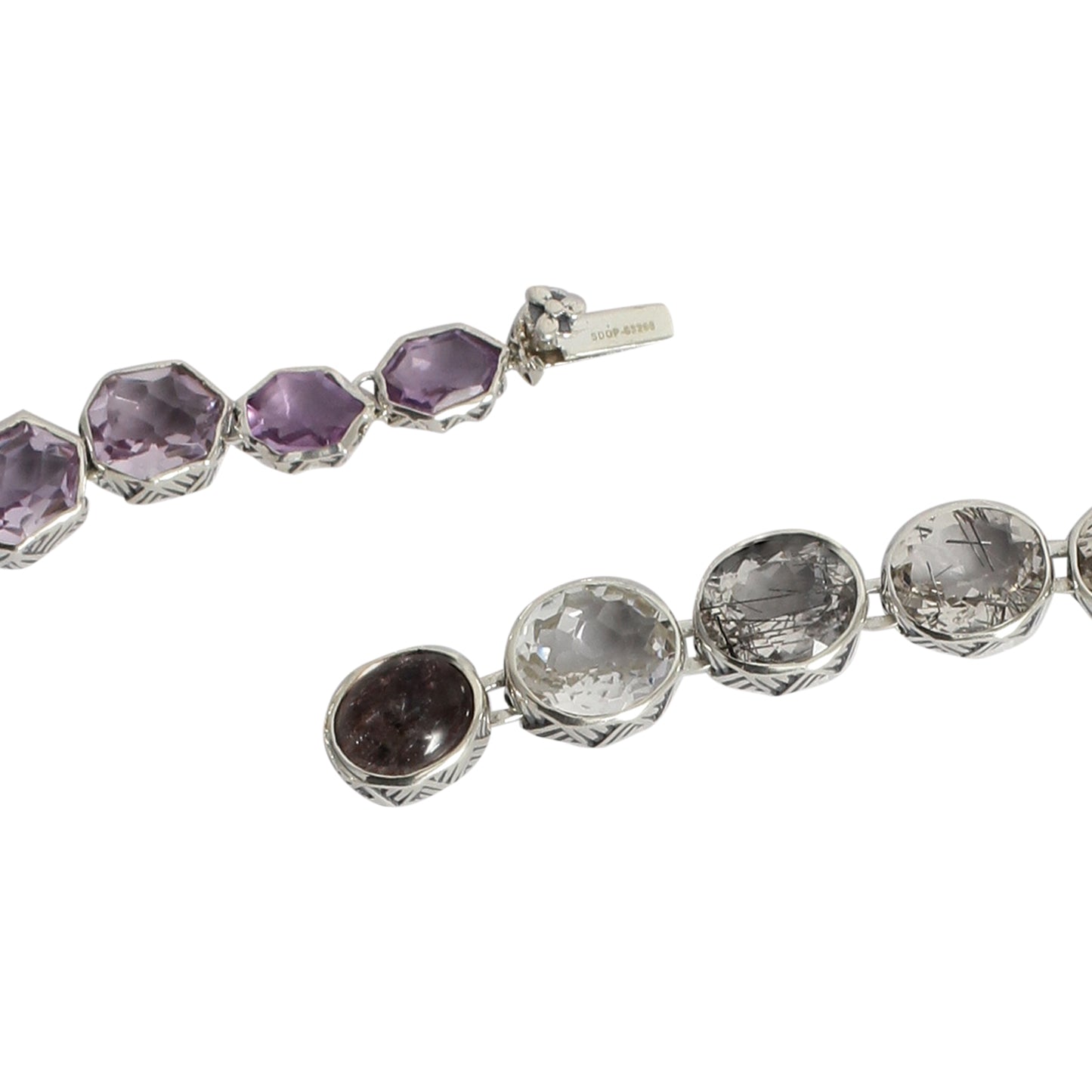 one-of-a-kind-chalcedony-black-hair-rutilated-quartz-amethyst-and-hand-carved-mother-of-pearl-necklace-in-sterling-silver-with-18k-gold-adam