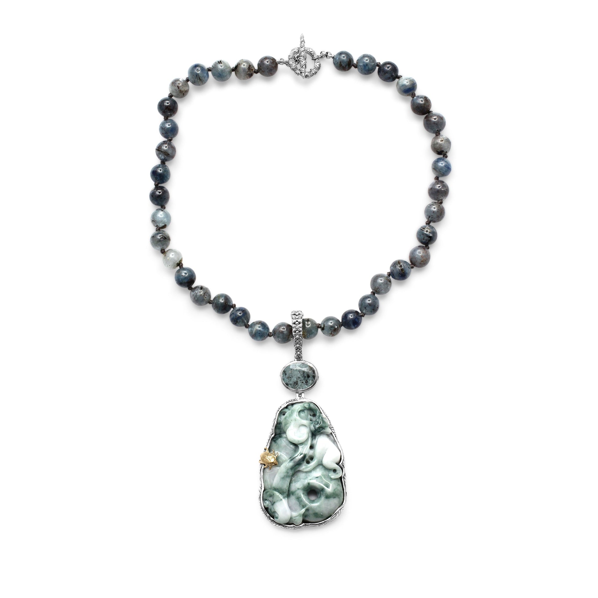 one-of-a-kind-vintage-hand-carved-jade-rutilated-aquamarine-and-aquamarine-bead-necklace-in-sterling-silver-with-18k-gold-adam