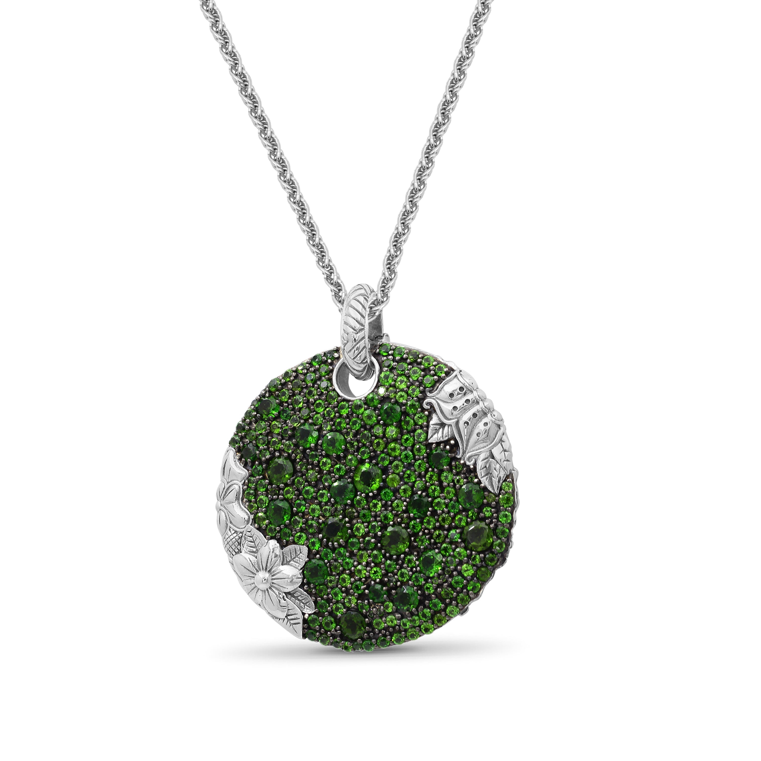 garden-of-stephen-faceted-chrome-diopside-pave-pendant-in-sterling-silver