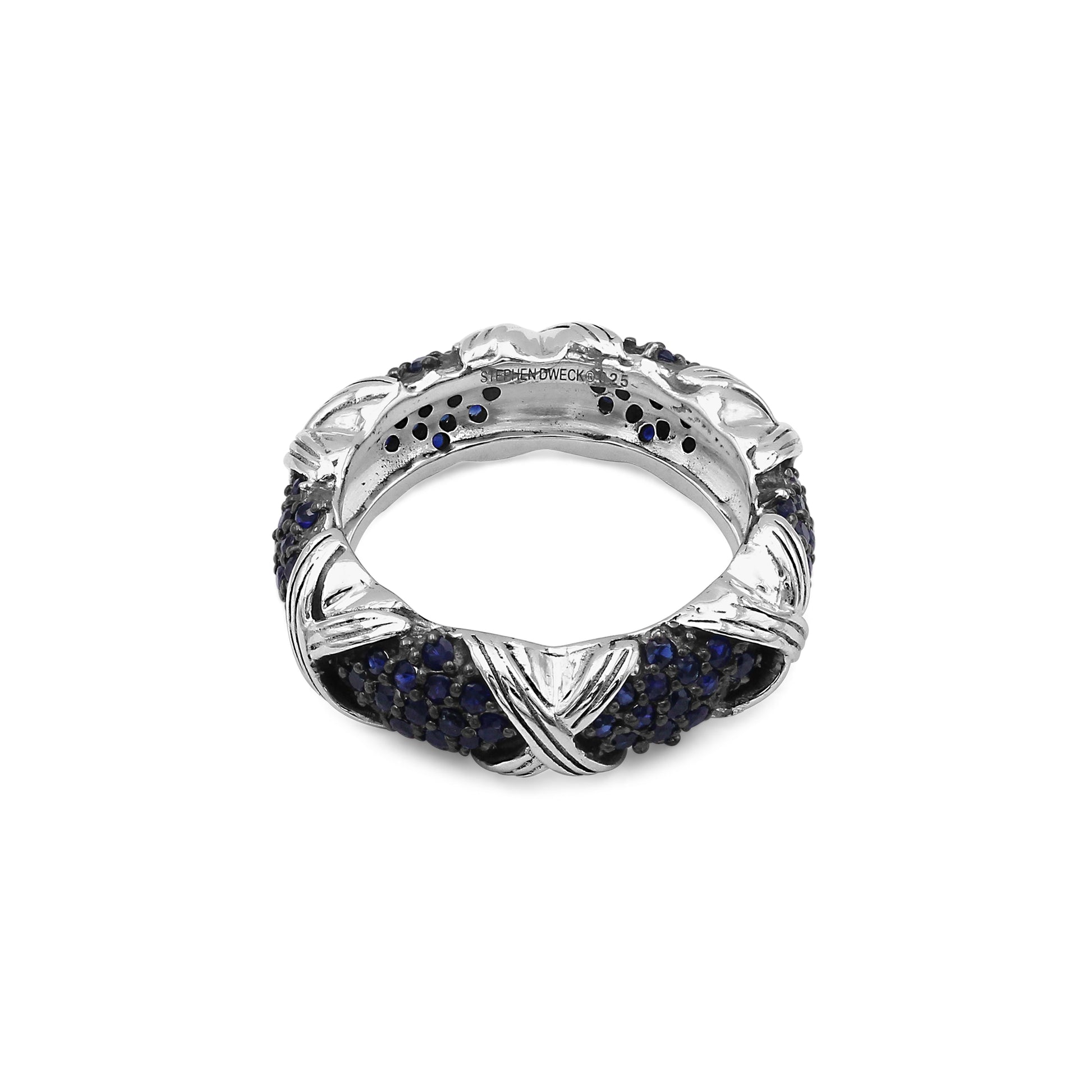 garden-of-stephen-blue-sapphire-pave-ring-in-sterling-silver