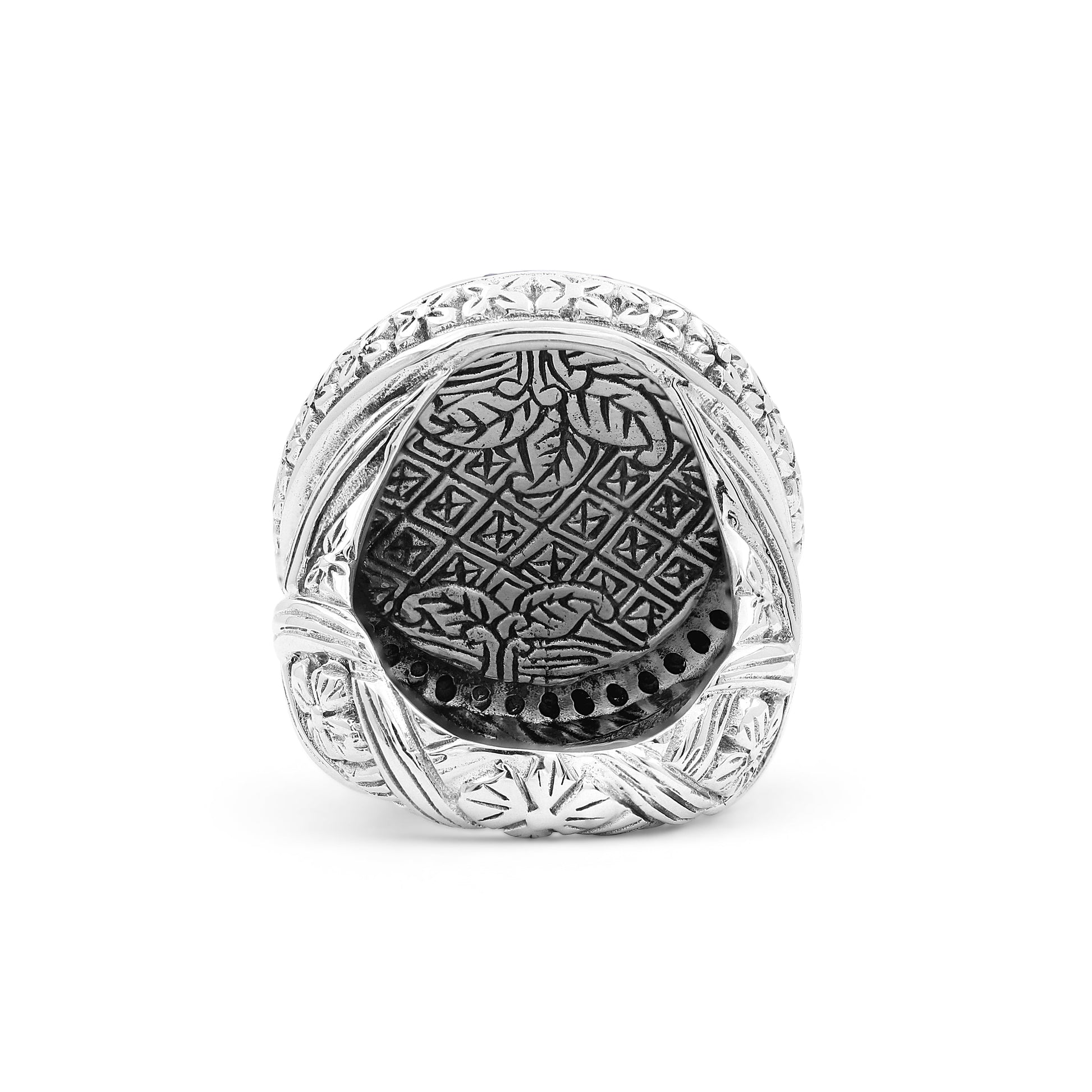 carventurous-hand-carved-natural-quartz-and-abalone-ring-in-sterling-silver-with-0-90ct-black-diamonds