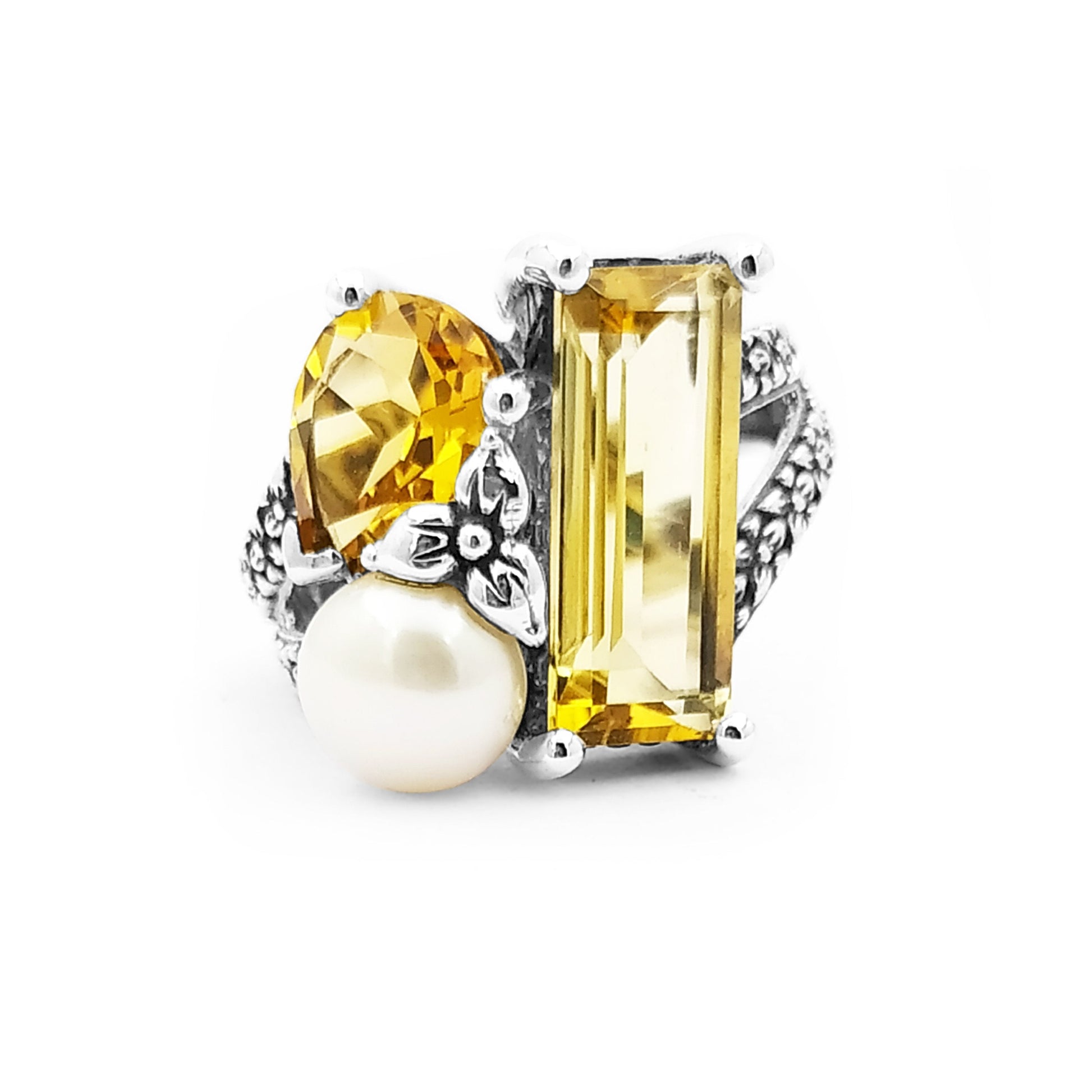 rockrageous-three-stone-cluster-ring-with-white-pearl-and-citrine-and-orange-citrine-gemstones-set-in-sterling-silver