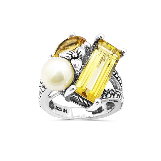 rockrageous-three-stone-cluster-ring-with-white-pearl-and-citrine-and-orange-citrine-gemstones-set-in-sterling-silver