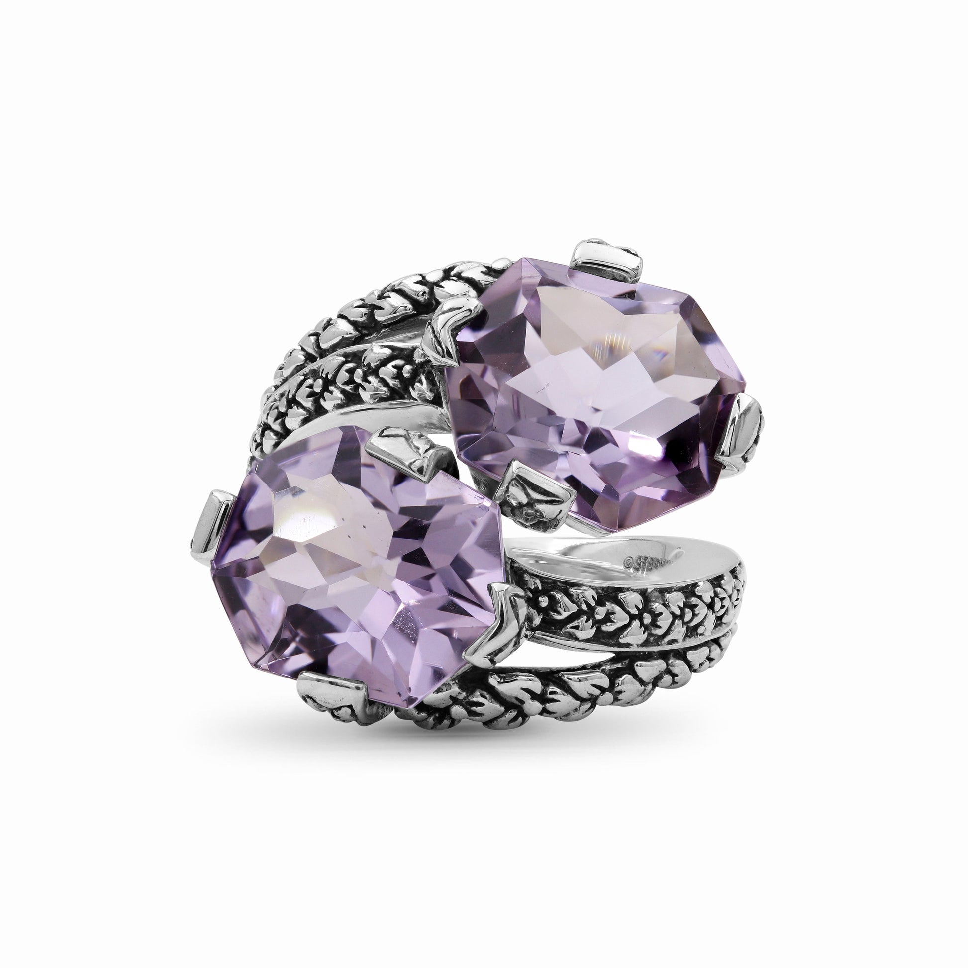 galactical-amethyst-double-stone-ring-with-engraved-sterling-silver