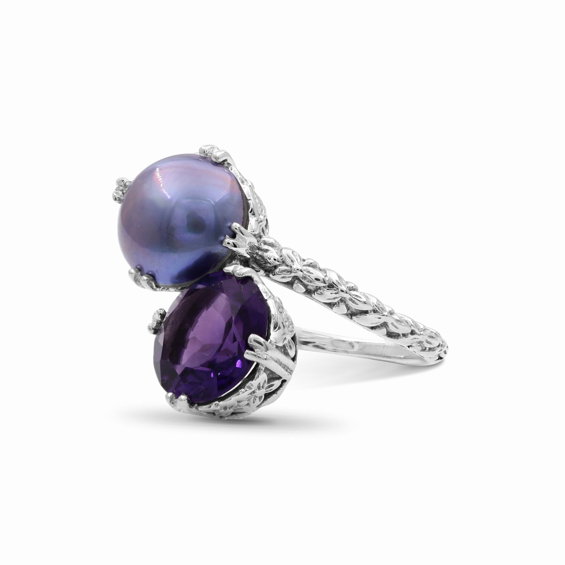 terraquatic-pearl-and-faceted-amethyst-ring-in-sterling-silver