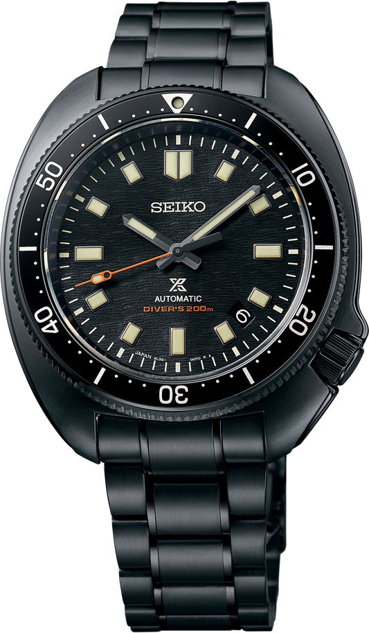 Seiko luxe PROSPEX 1970 HERITAGE DIVER'S BLACK SERIES LIMITED EDITION Watch SLA061