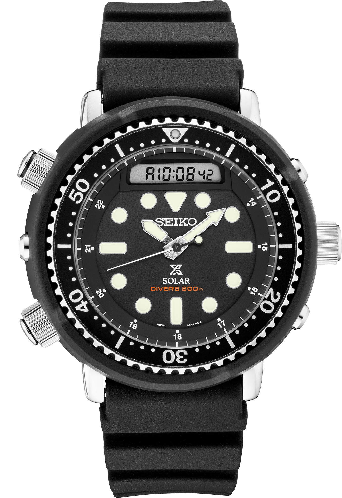 Seiko Prospex Solar Analog-Digital Diver Watch SNJ025