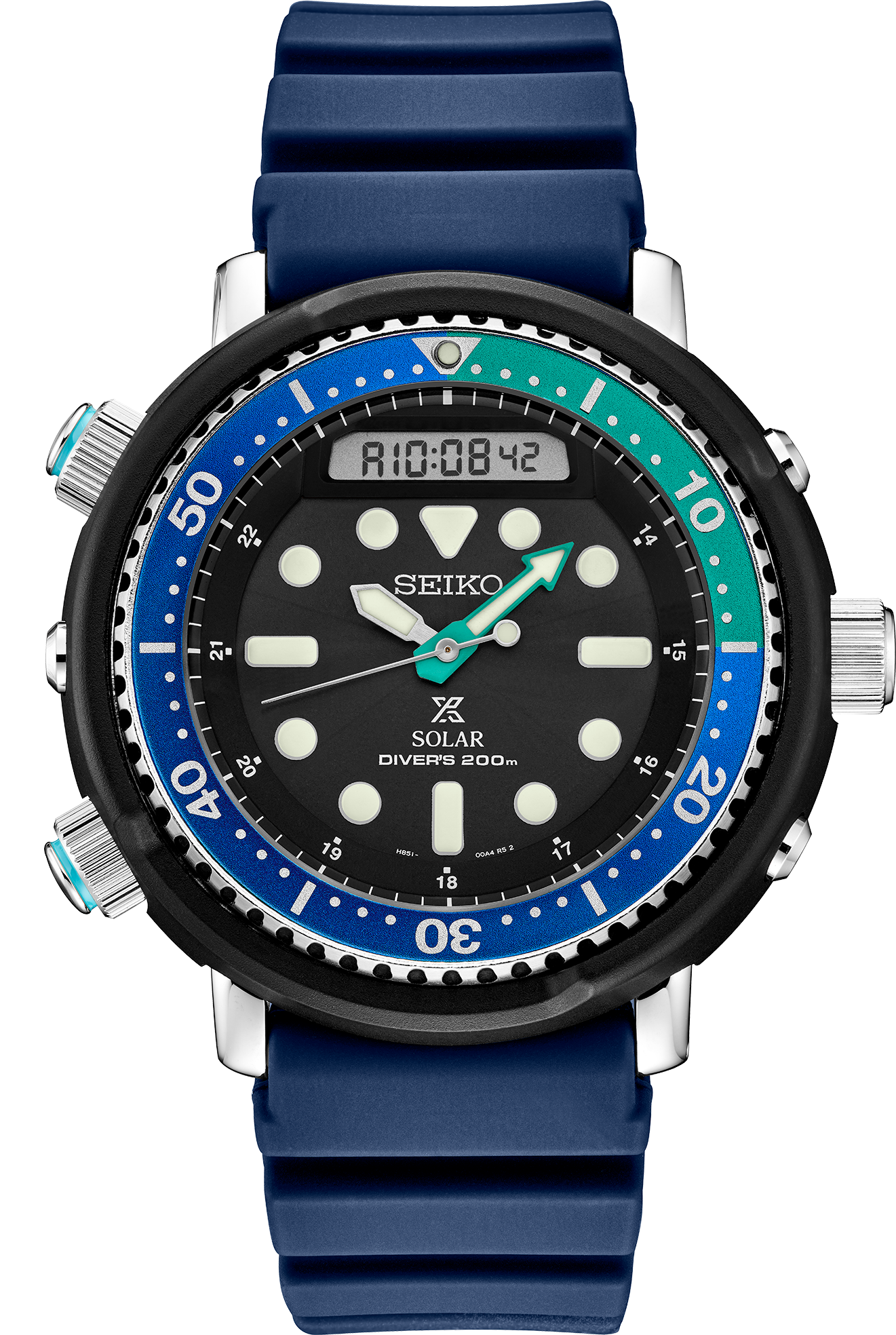 Seiko Prospex Solar Analog-Digital Diver Watch SNJ039