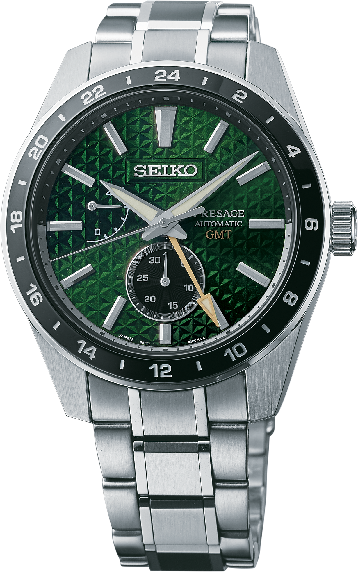 Seiko luxe PRESAGE SHARP EDGED SERIES GMT Watch SPB219