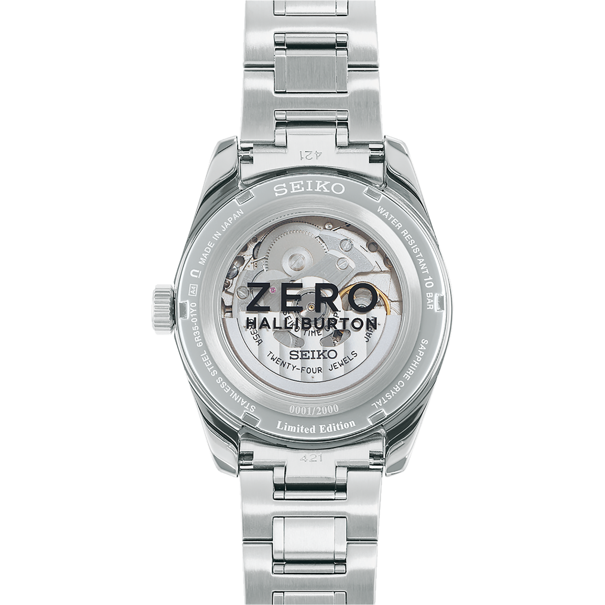 Seiko Presage Sharp-Edged Series Zero Halliburton Limited Edition Watch SPB277