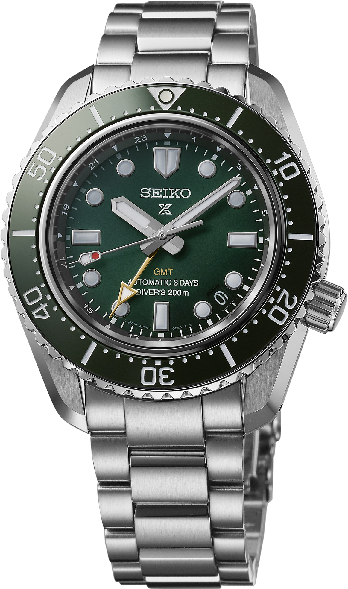 Seiko luxe PROSPEX 1968 HERITAGE DIVER'S GMT Watch SPB381