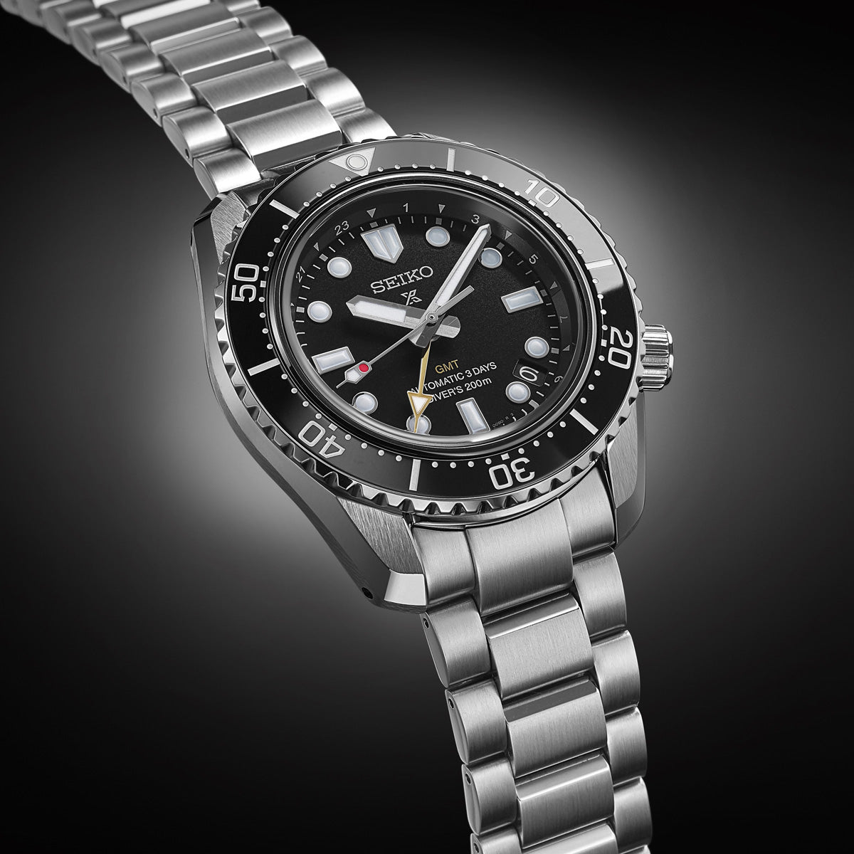 Seiko luxe PROSPEX 1968 HERITAGE DIVER'S GMT Watch SPB383