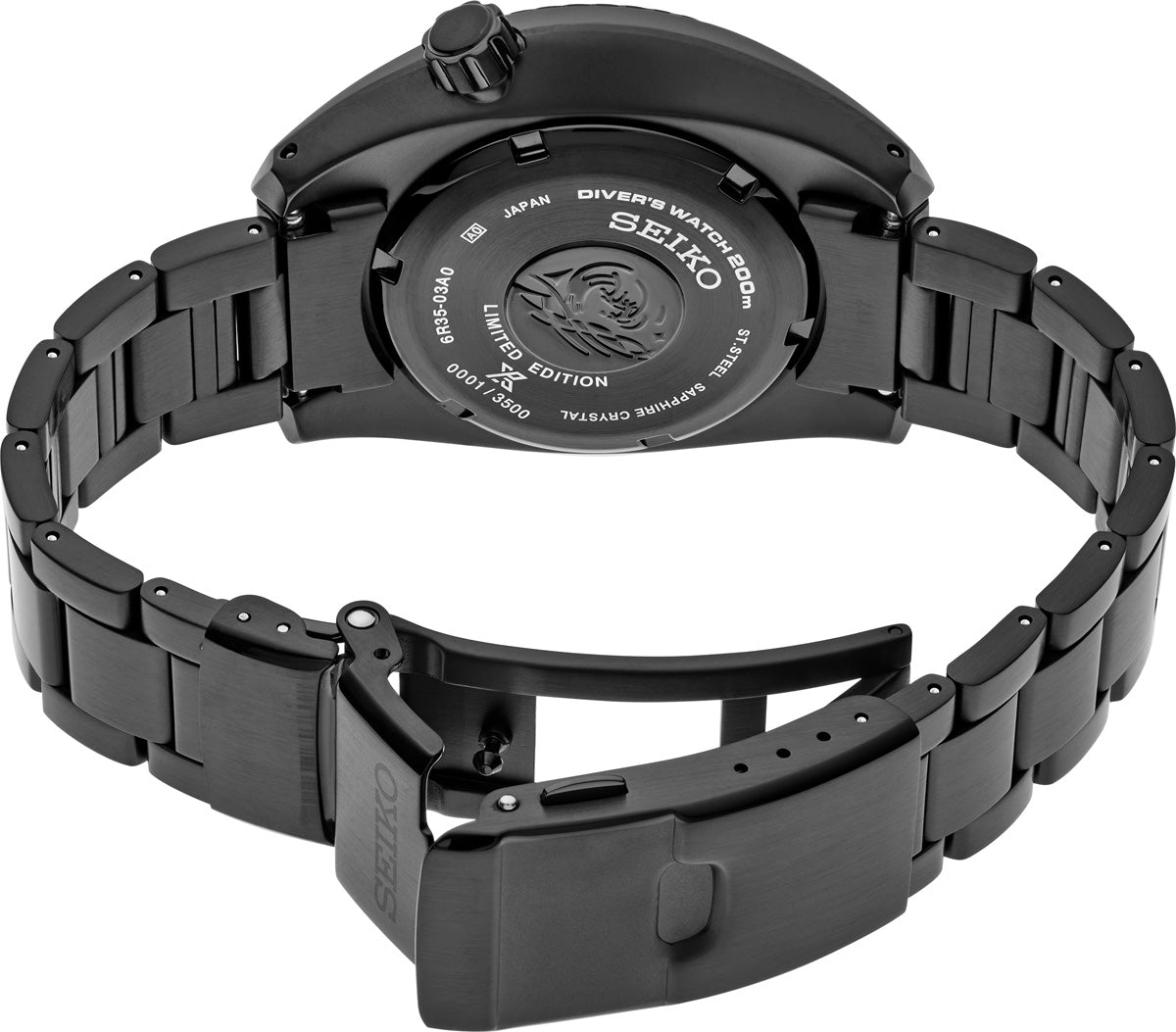 Seiko luxe PROSPEX BLACK SERIES LIMITED EDITION Watch SPB433
