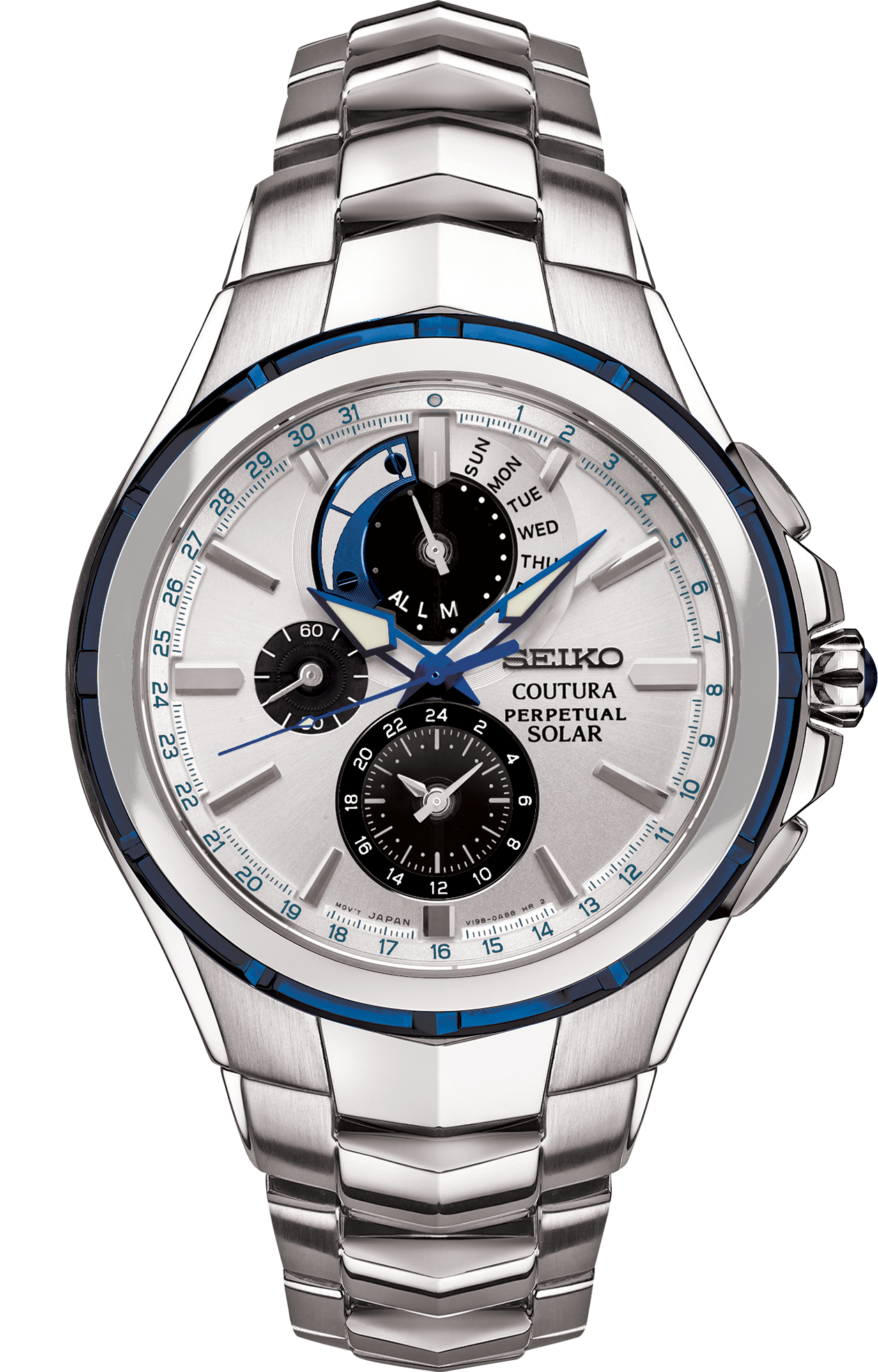 Seiko Coutura Perpetual Chronograph Watch SSC787