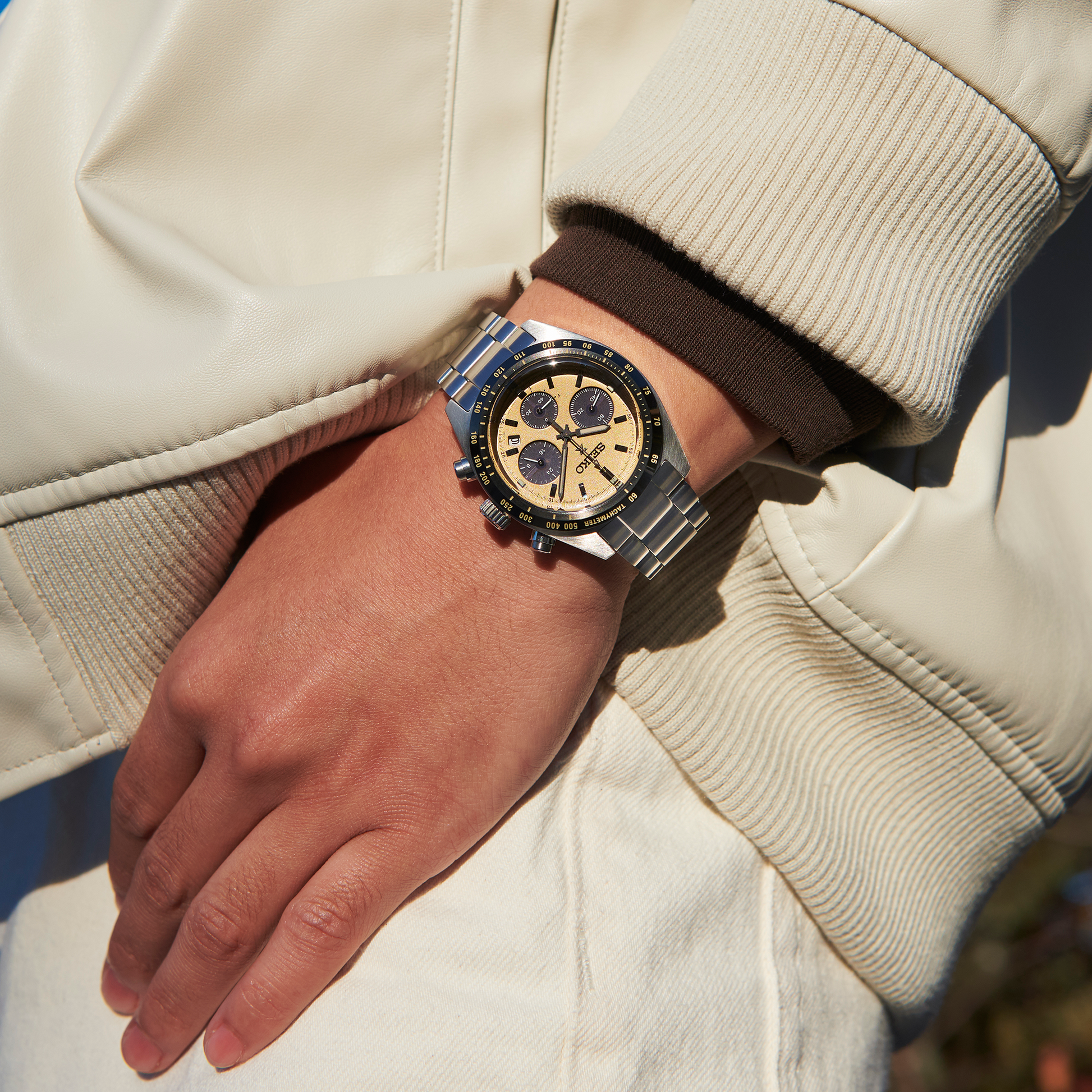 Seiko Speedtimer Solar Chronograph Watch SSC817