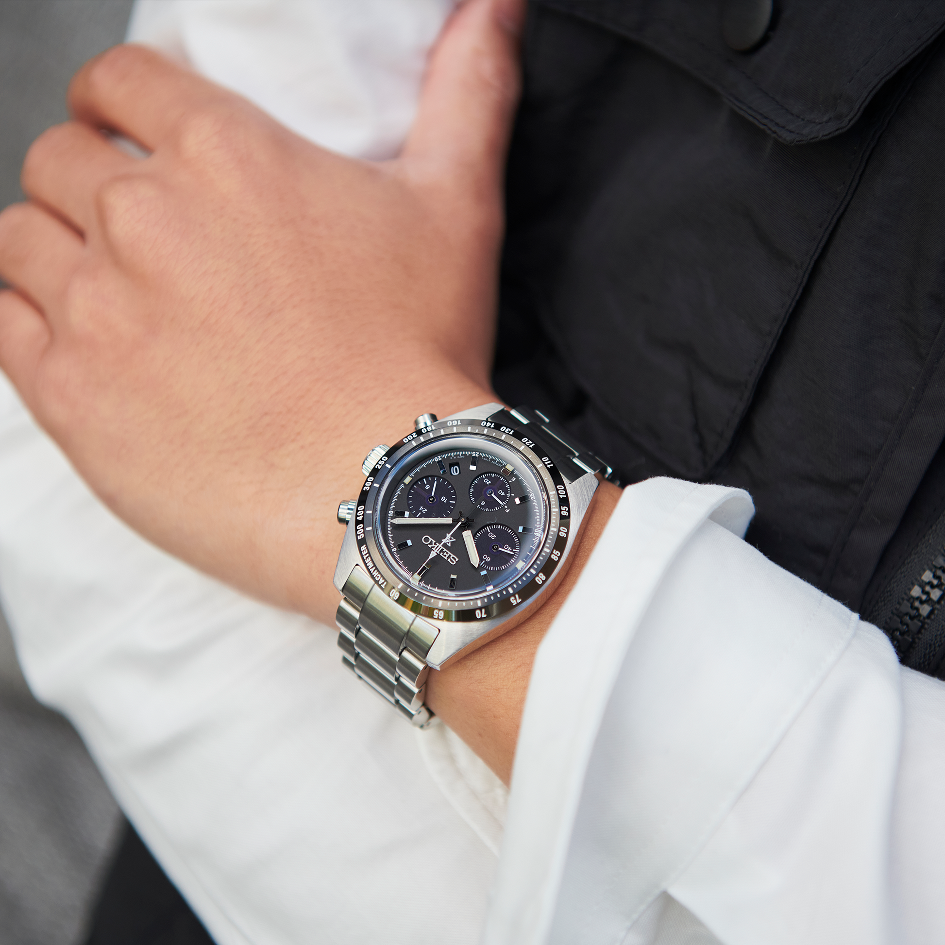 Seiko Speedtimer Solar Chronograph Watch SSC819