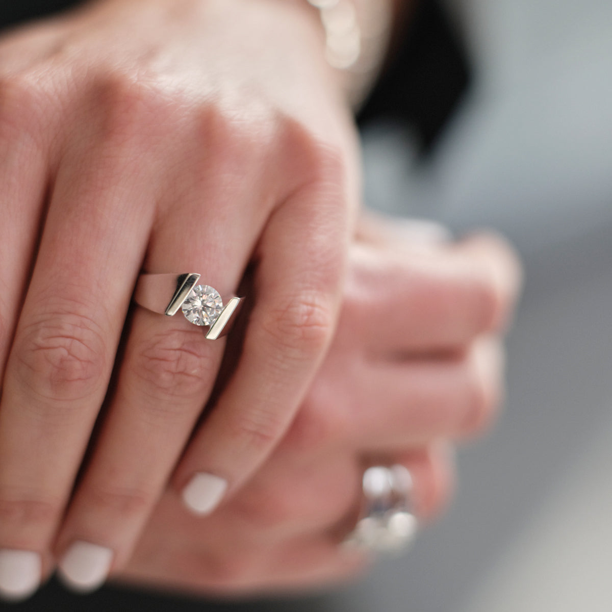 Techla White Gold Engagement Ring
